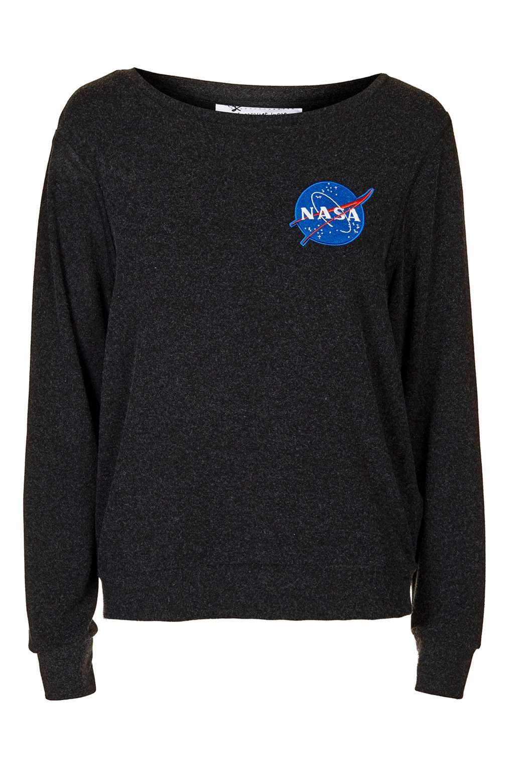 Topshop Nasa Sweatshirt By Tee And Cake in Black Grey  Lyst