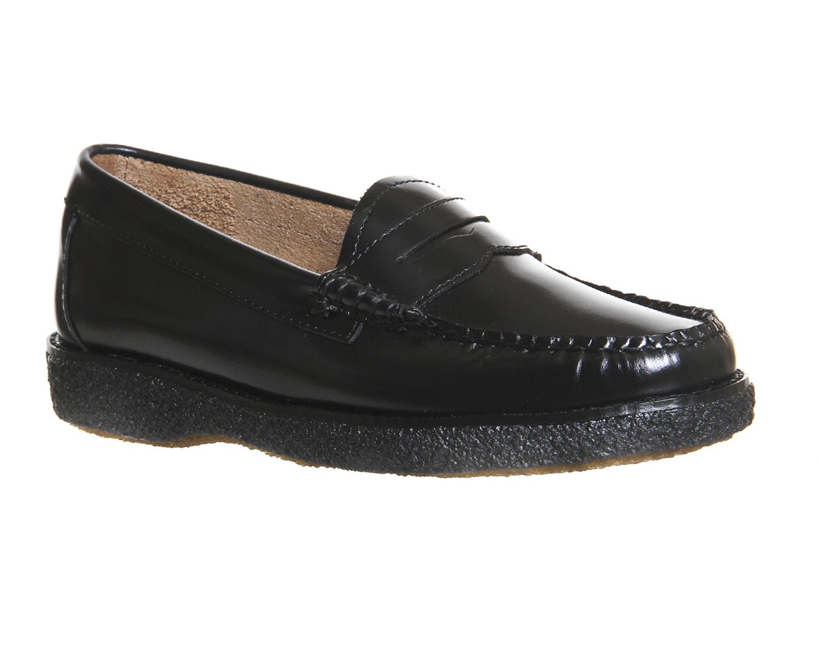 Lyst - G.H. Bass & Co. Crepe Sole Penny Loafers in Black