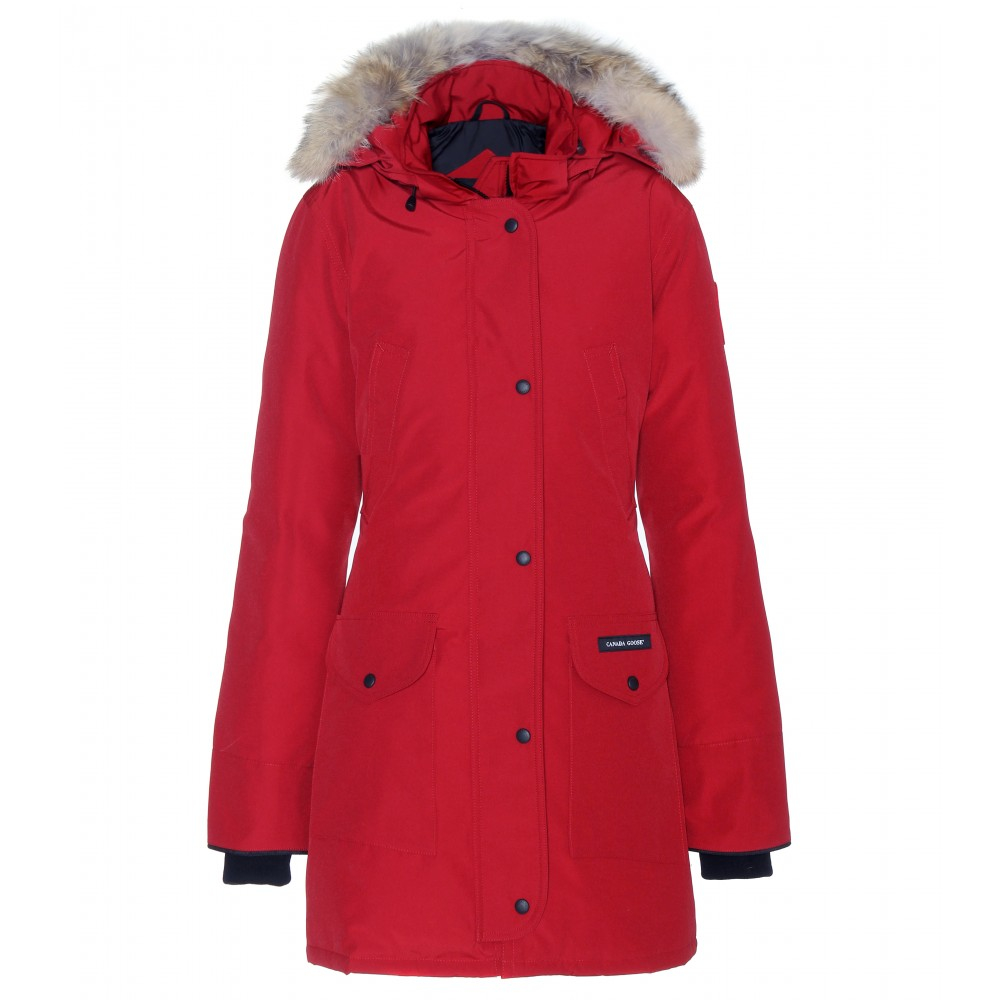 Canada goose Trillium Down Jacket in Red | Lyst