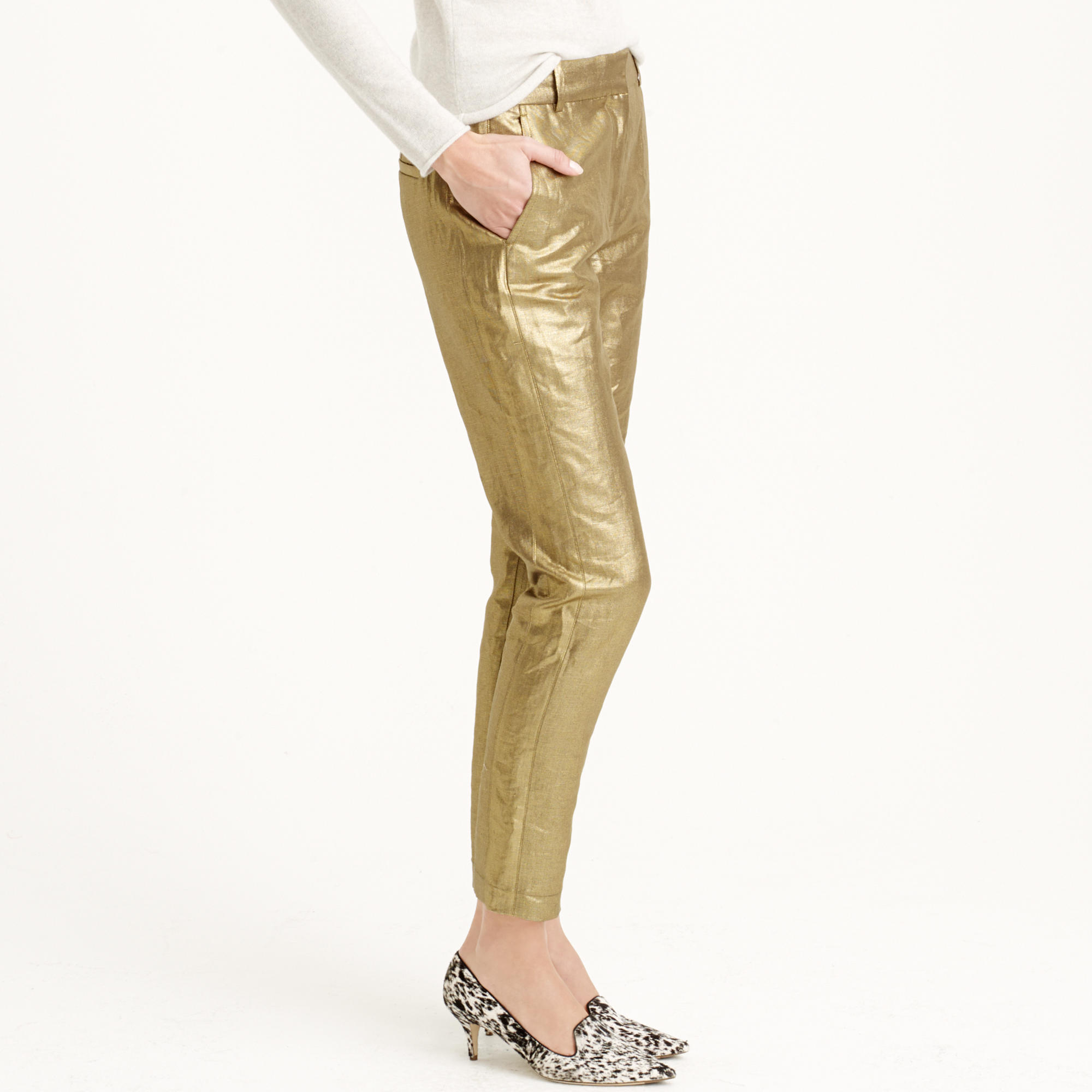 inaya gold trousers