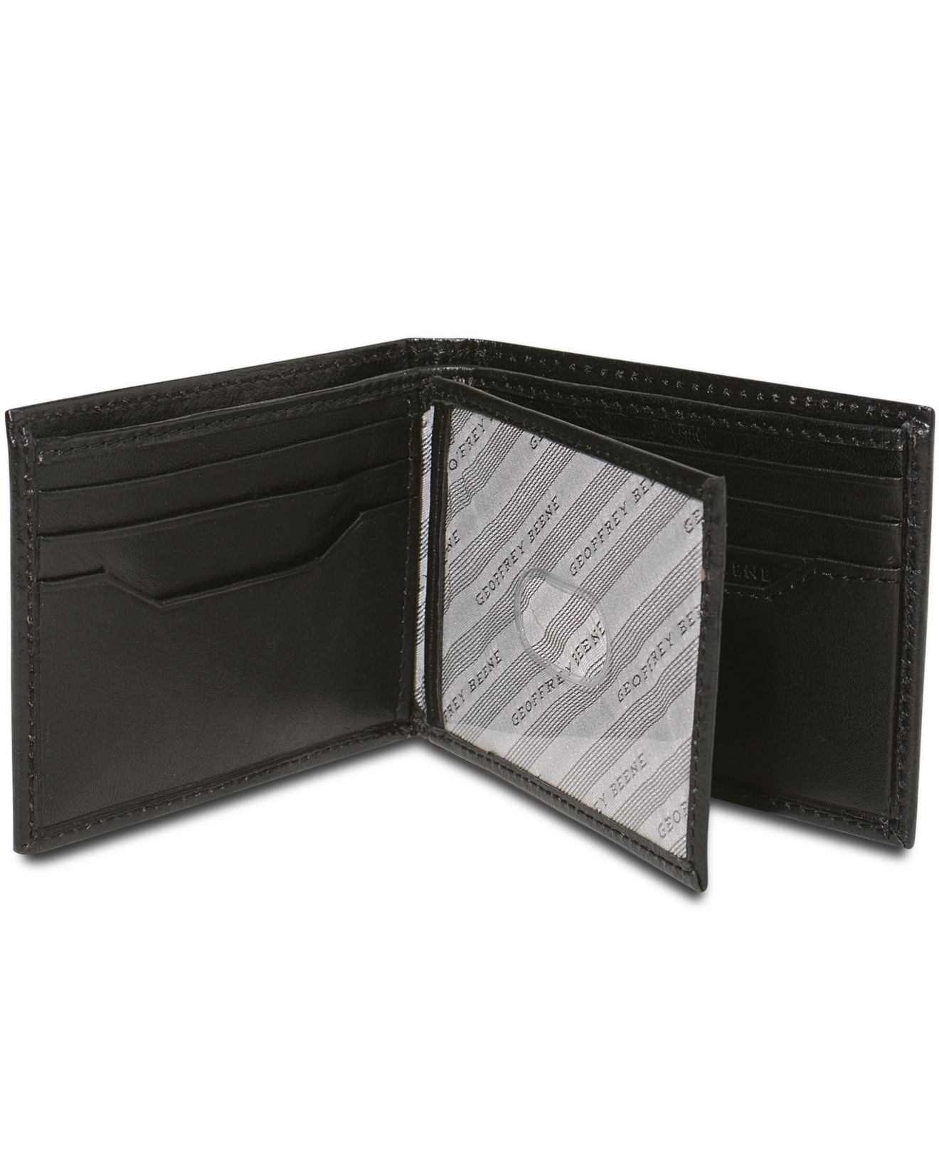 Geoffrey Beene Mead Credit Card Manager Bifold Wallet in Black for Men ...
