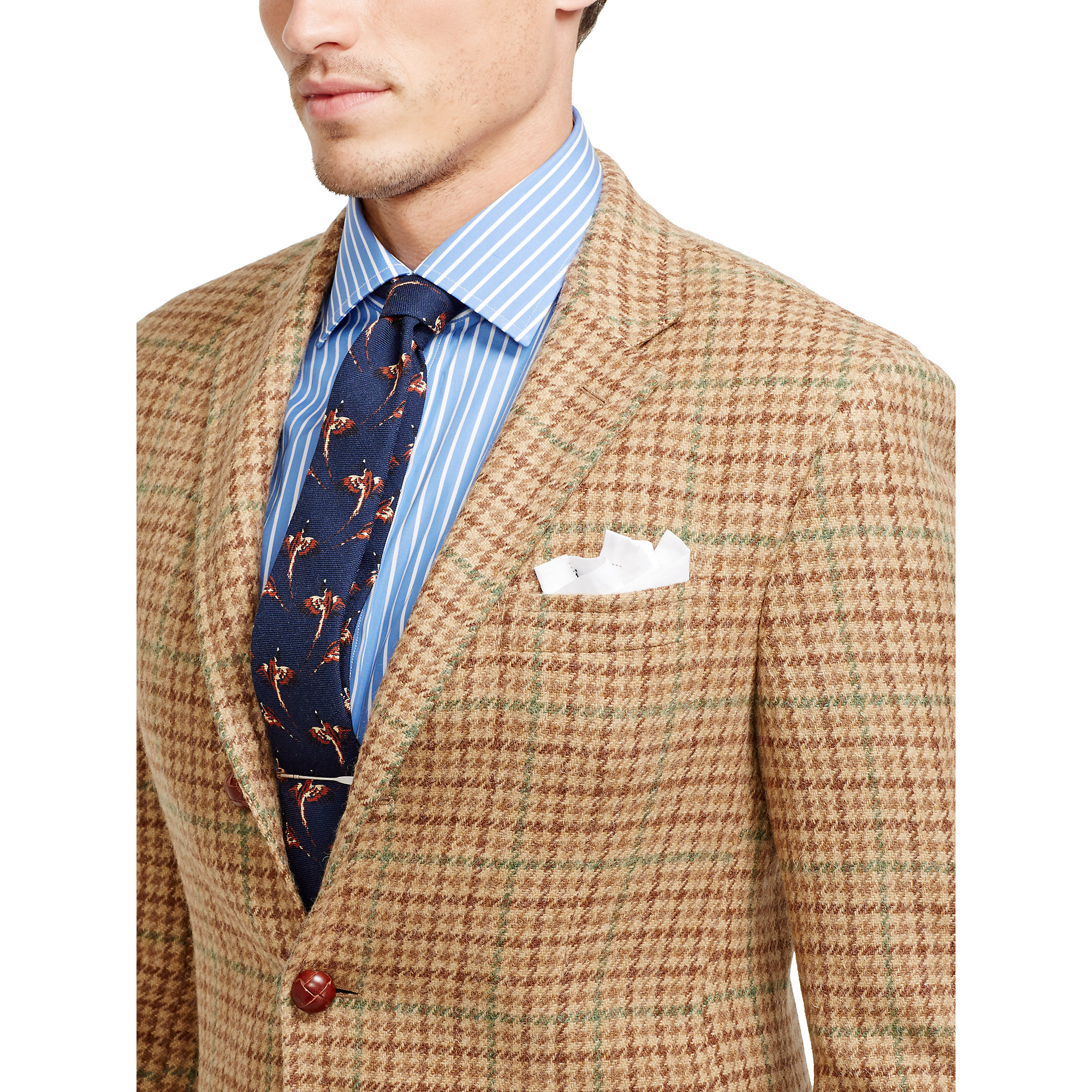 Polo ralph lauren Polo Houndstooth Sport Coat in Brown for Men | Lyst