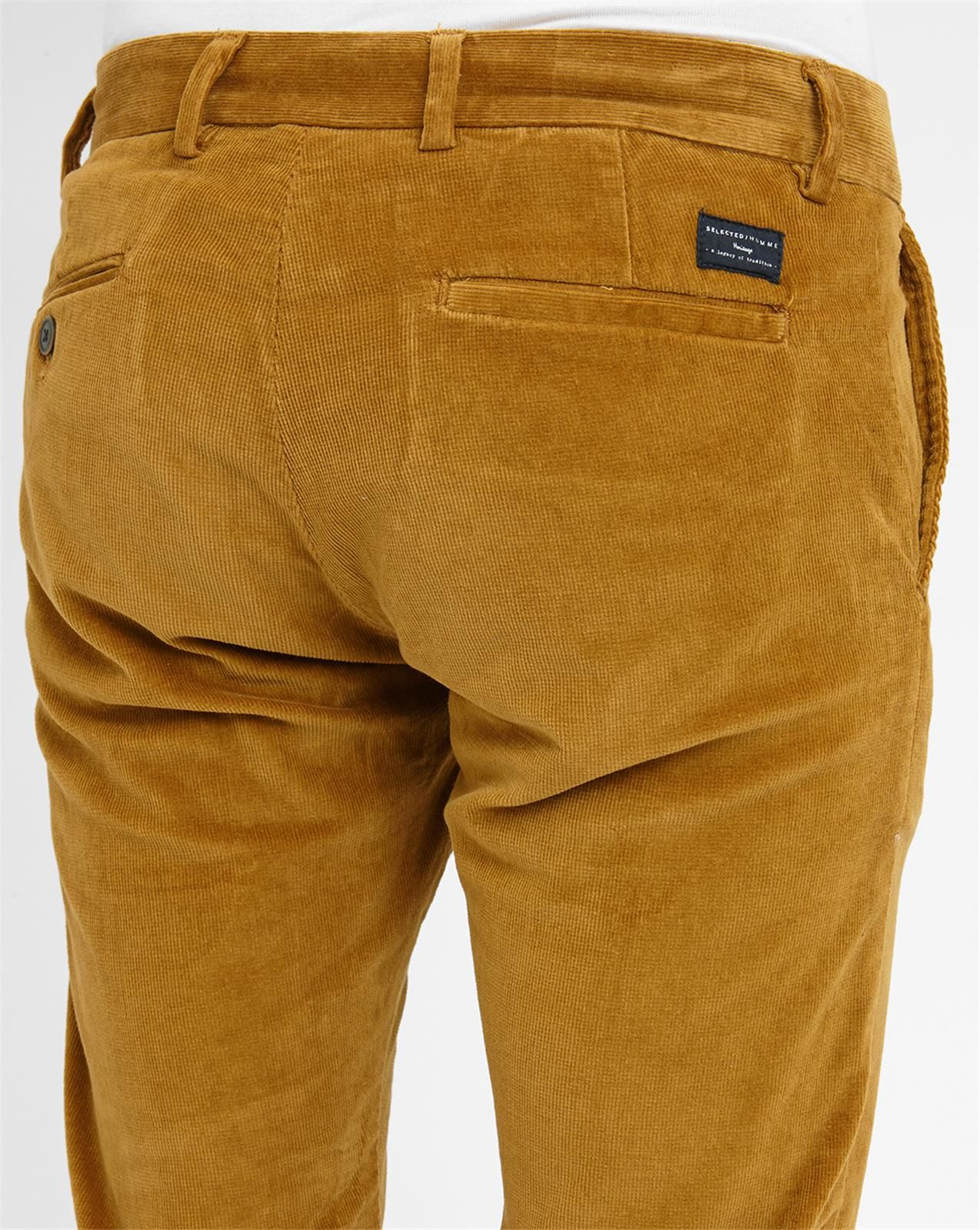 Selected Camel Shpelle Corduroy Trousers in Natural for Men | Lyst