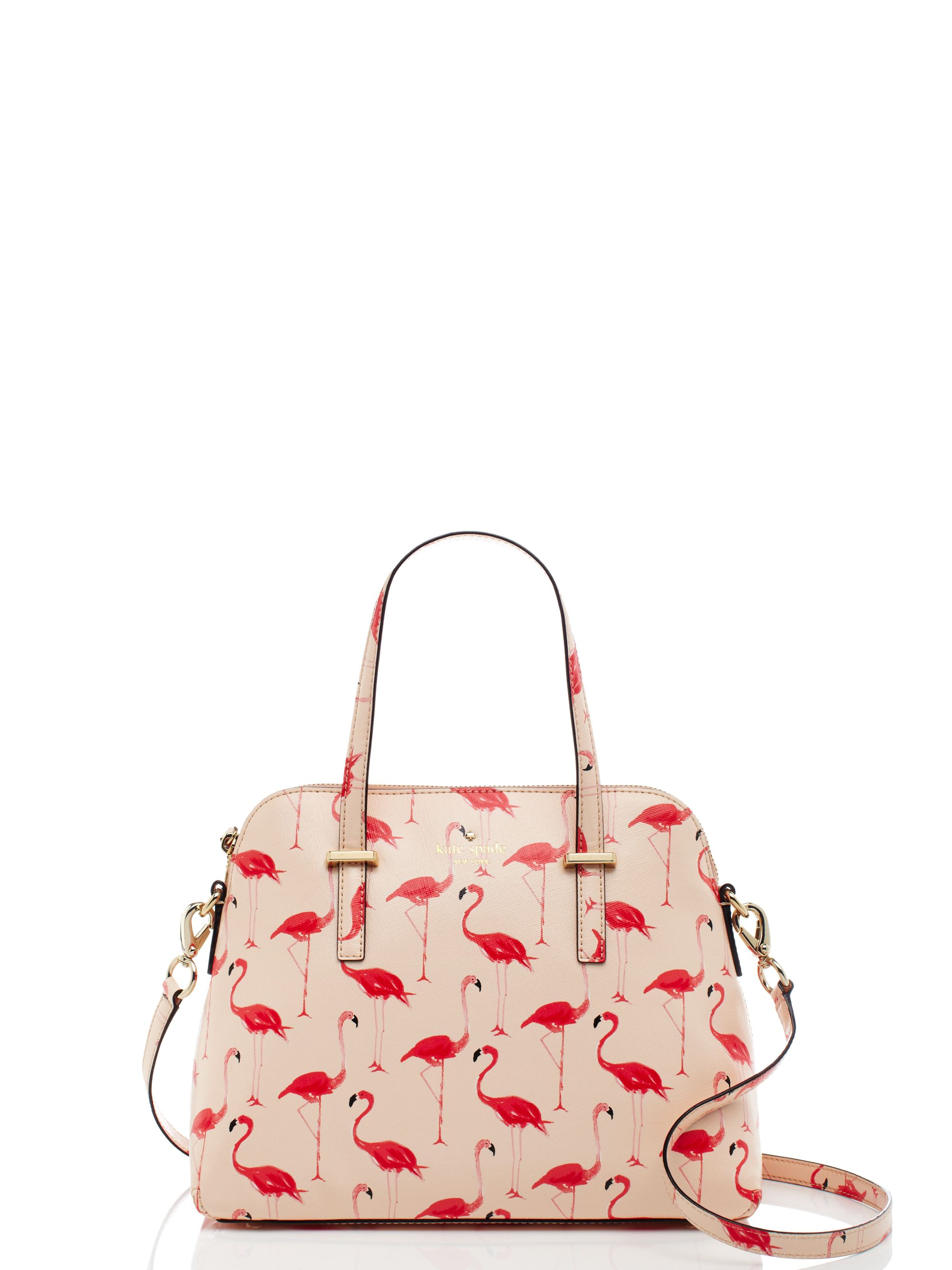 kate spade purse flamingo