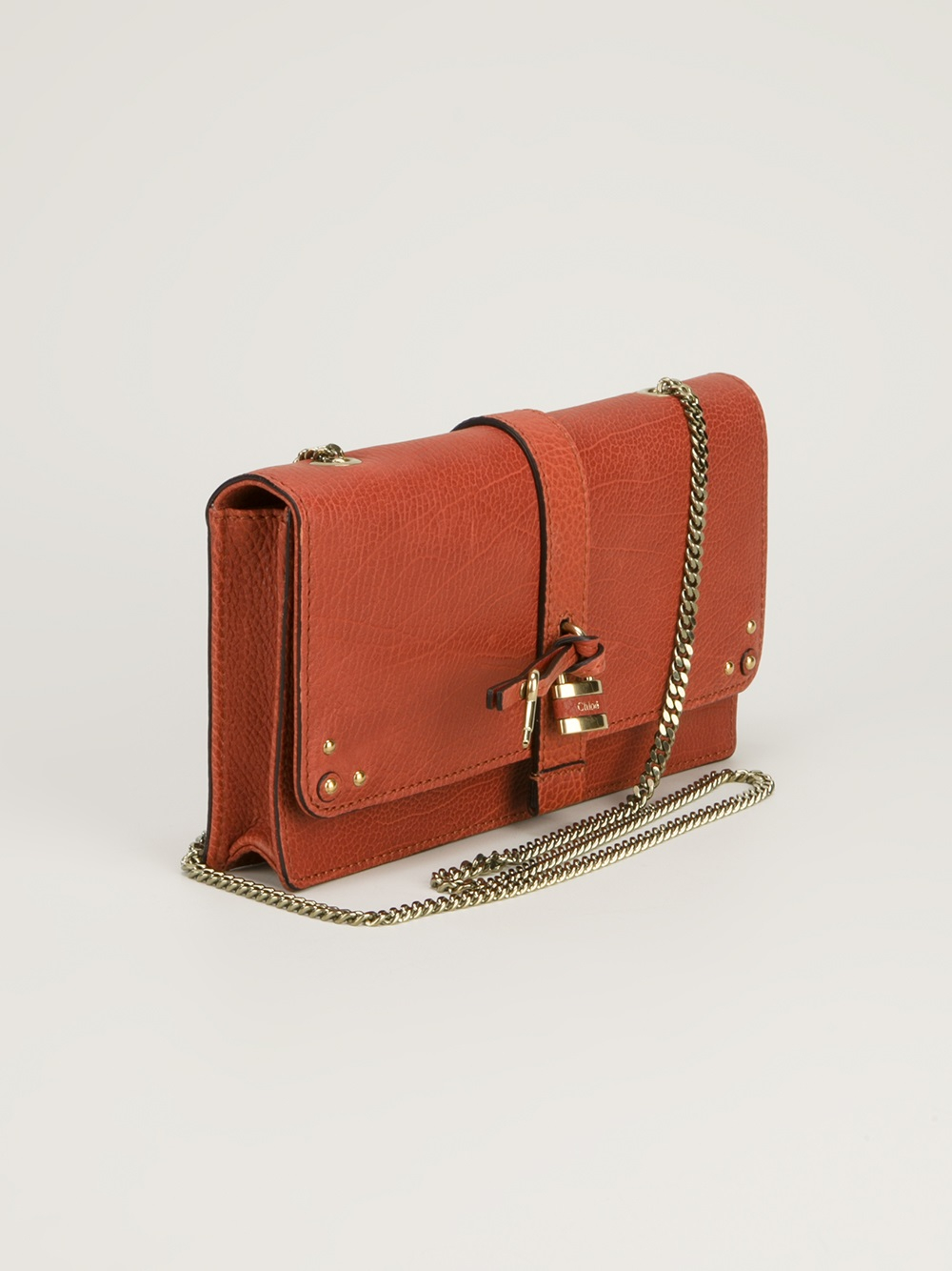 Chlo \u0026#39;Paddington\u0026#39; Clutch in Orange (red) | Lyst  