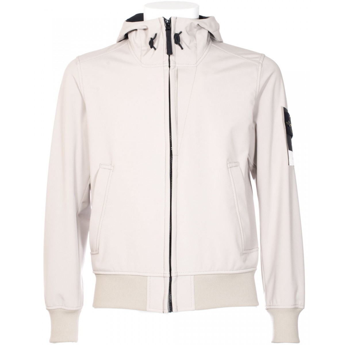 Stone Island Beige Color Light Soft Shell Jacket in Beige ...