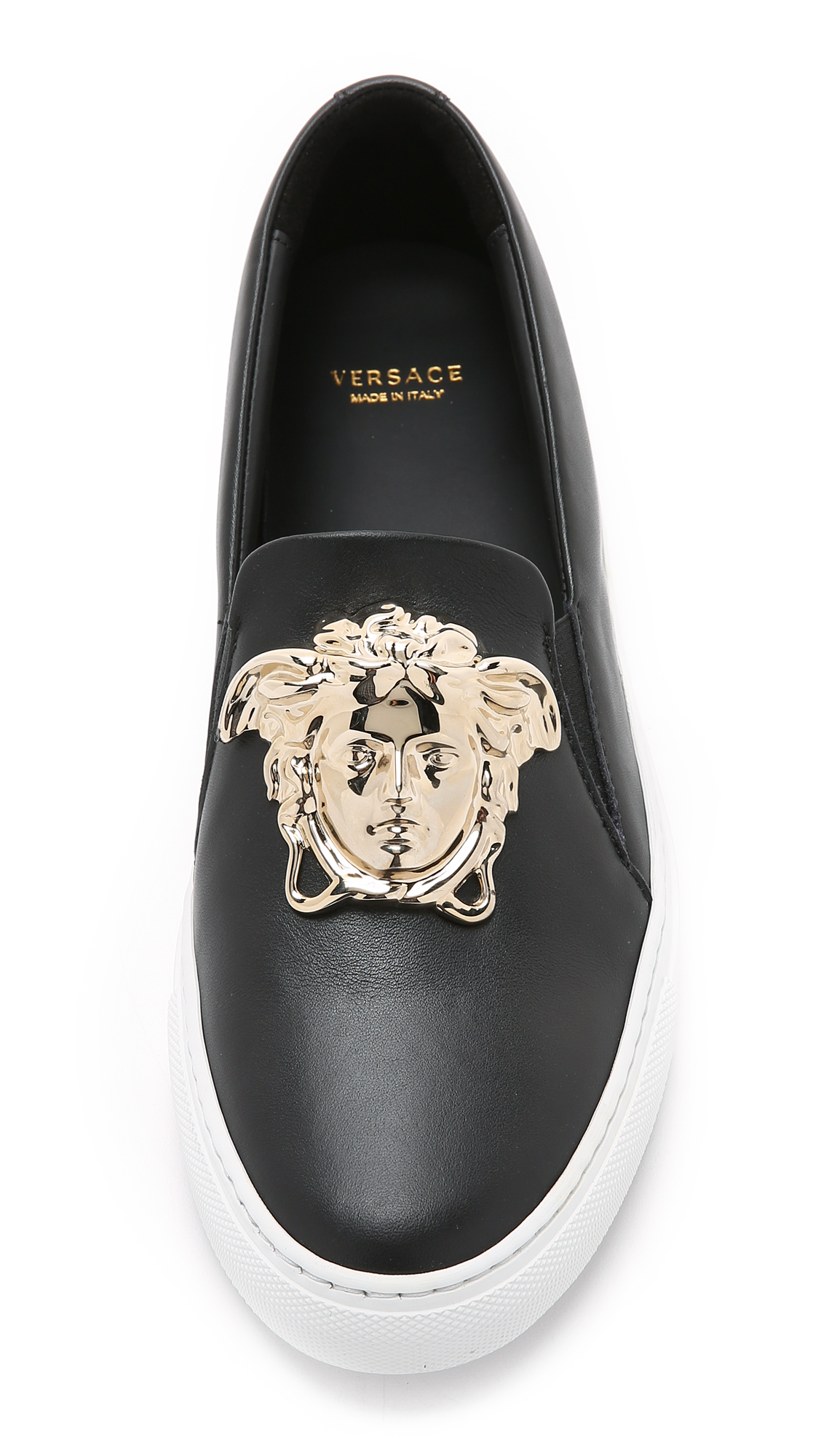 Lyst - Versace Medusa Sneakers in Black