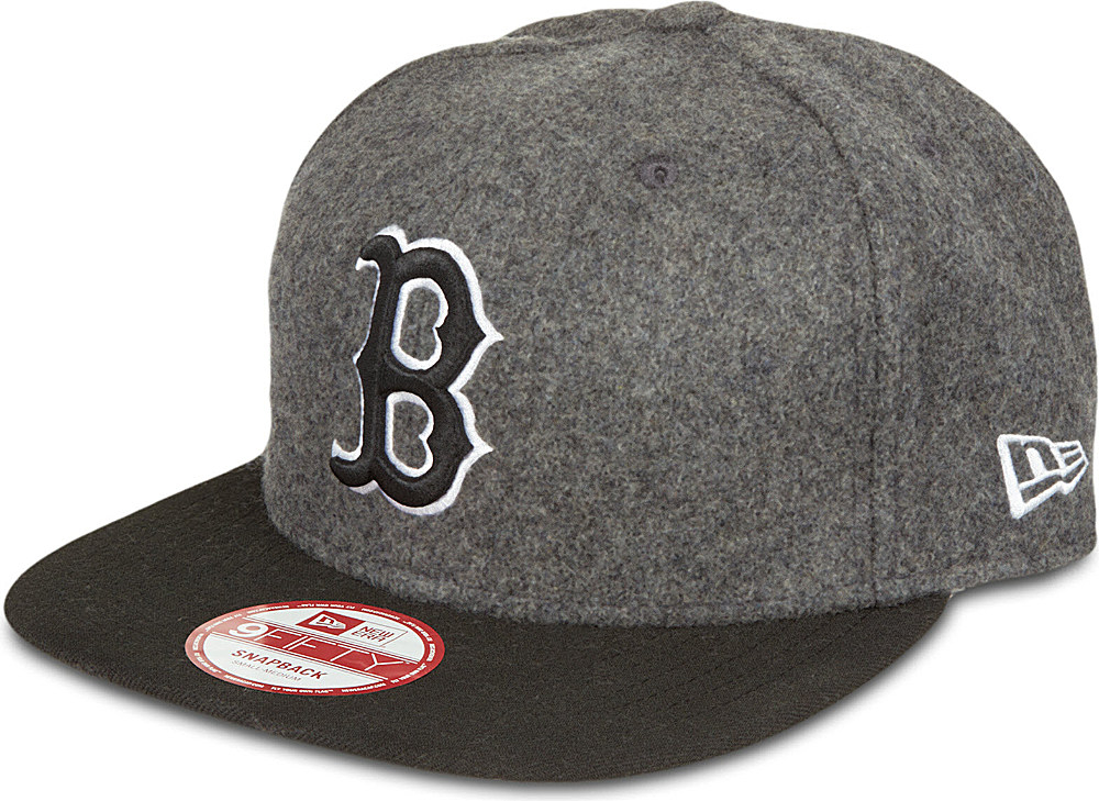 New Era Classic 9fifty Boston Red Sox Snapback Cap In Beige For Men Red Lyst