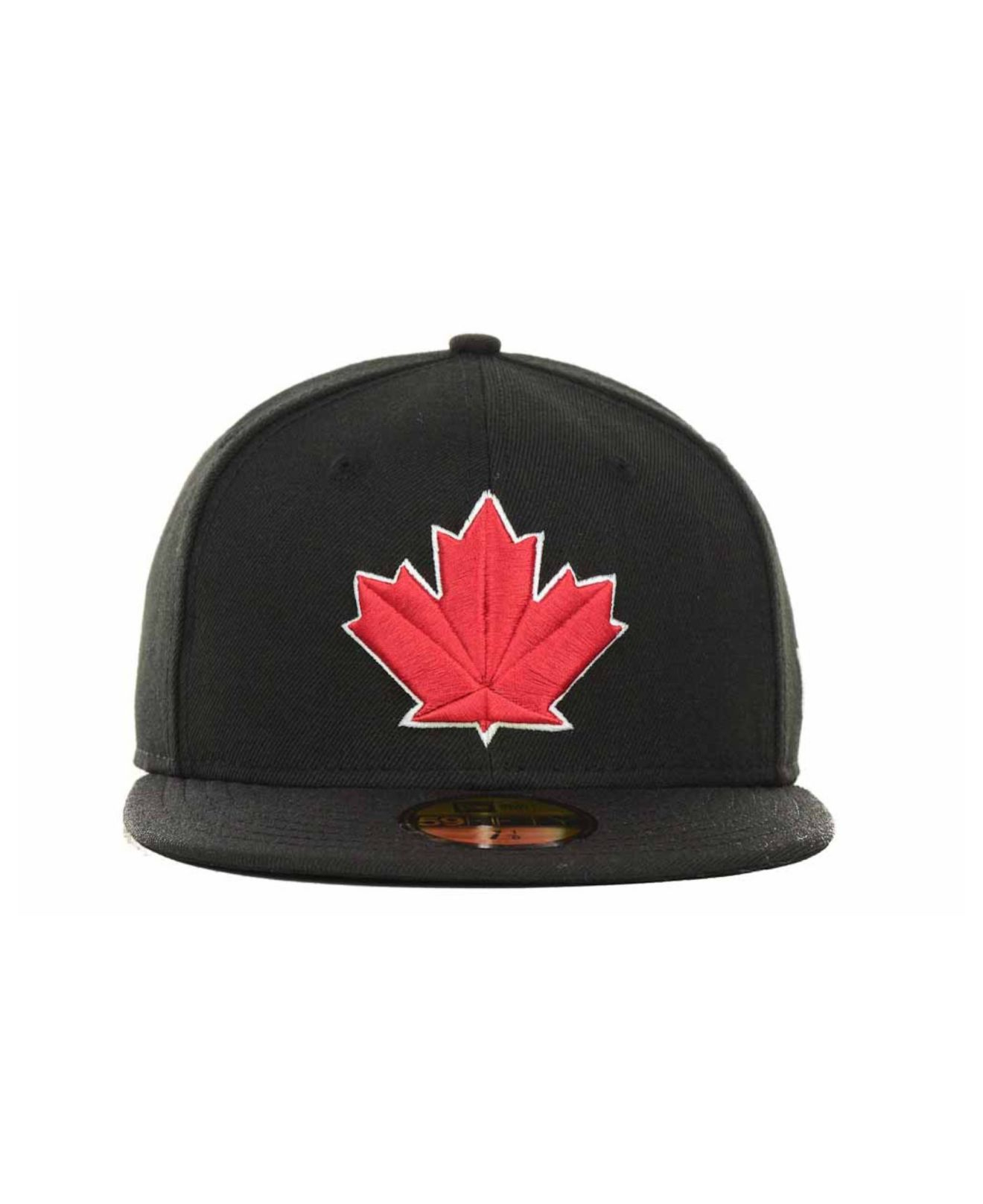 Ktz Toronto Blue Jays Mlb Black And White Fashion 59fifty Cap in Black