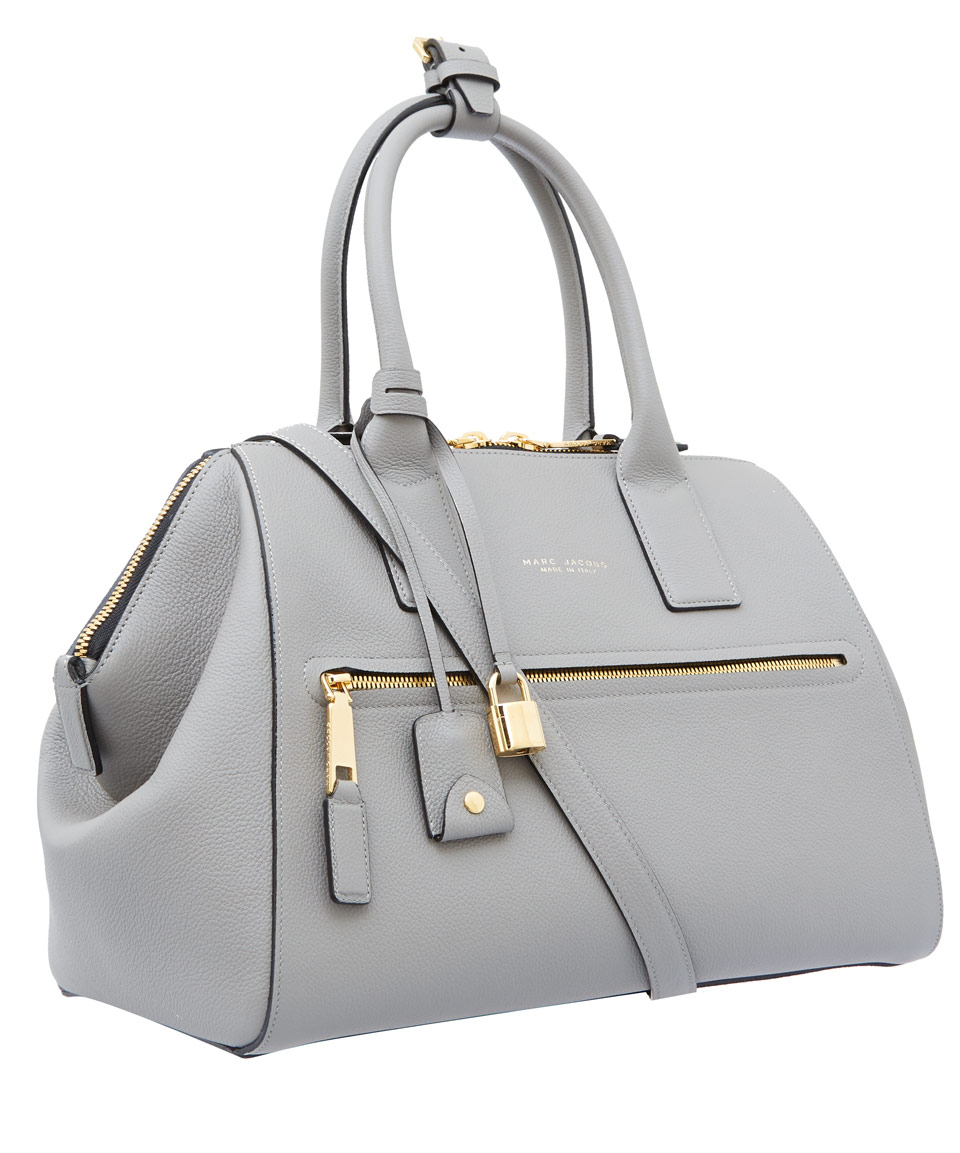 Lyst - Marc Jacobs Medium Mid Grey Incognito Leather Tote Bag in Gray