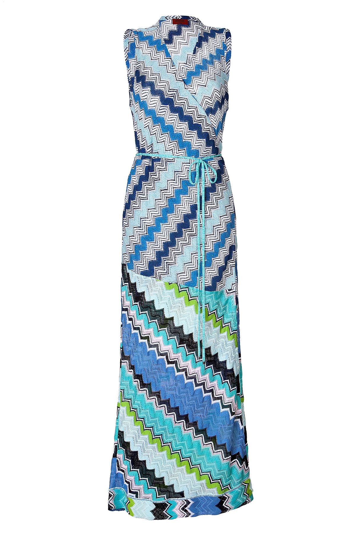 Missoni Mare Knit Maxi Dress in Blue | Lyst