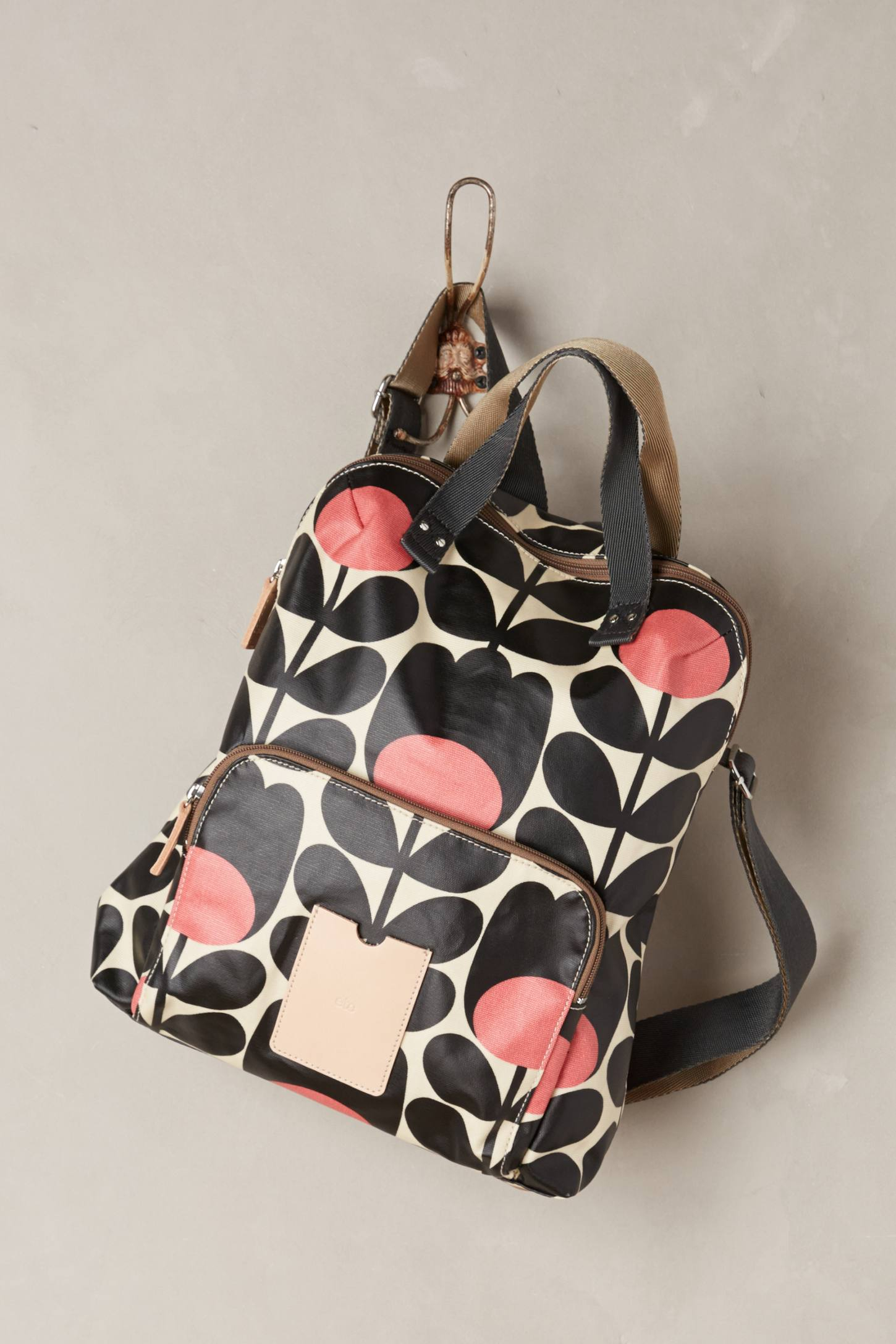 Orla kiely Tulip Stem Backpack in Gray Lyst
