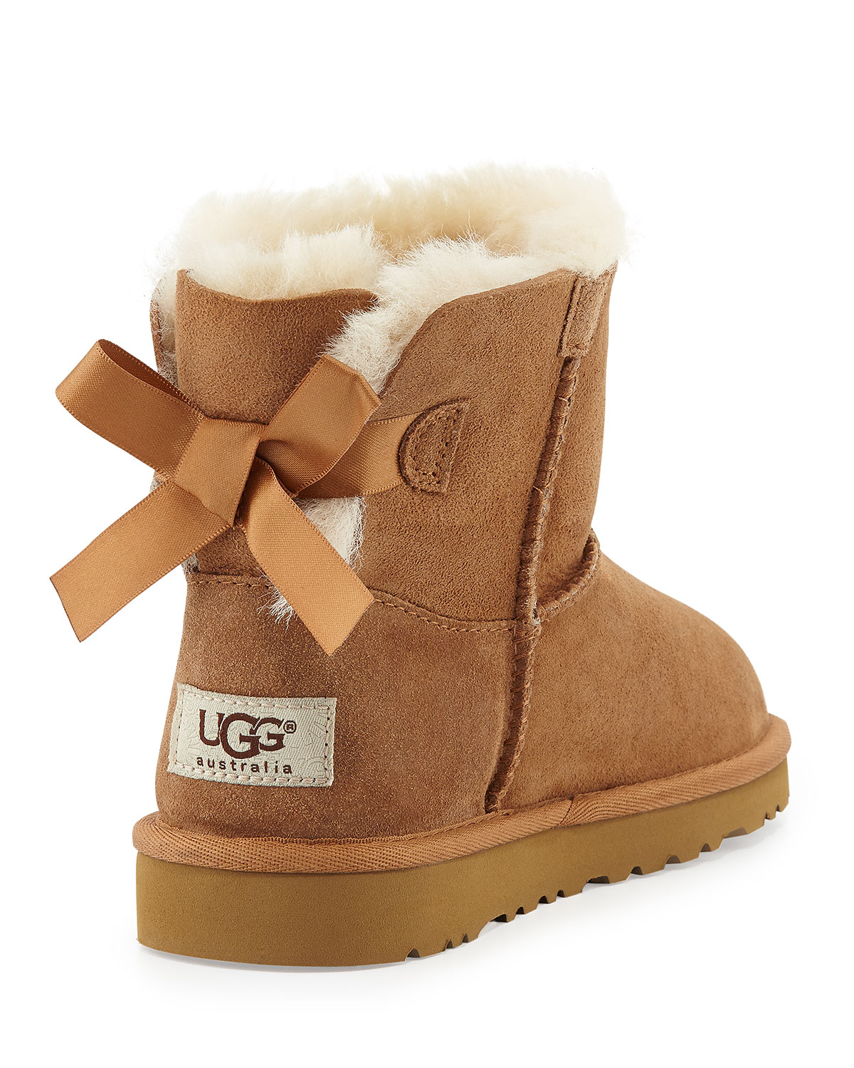 Lyst - Ugg Kids Mini Bailey Bow Short Boots in Brown