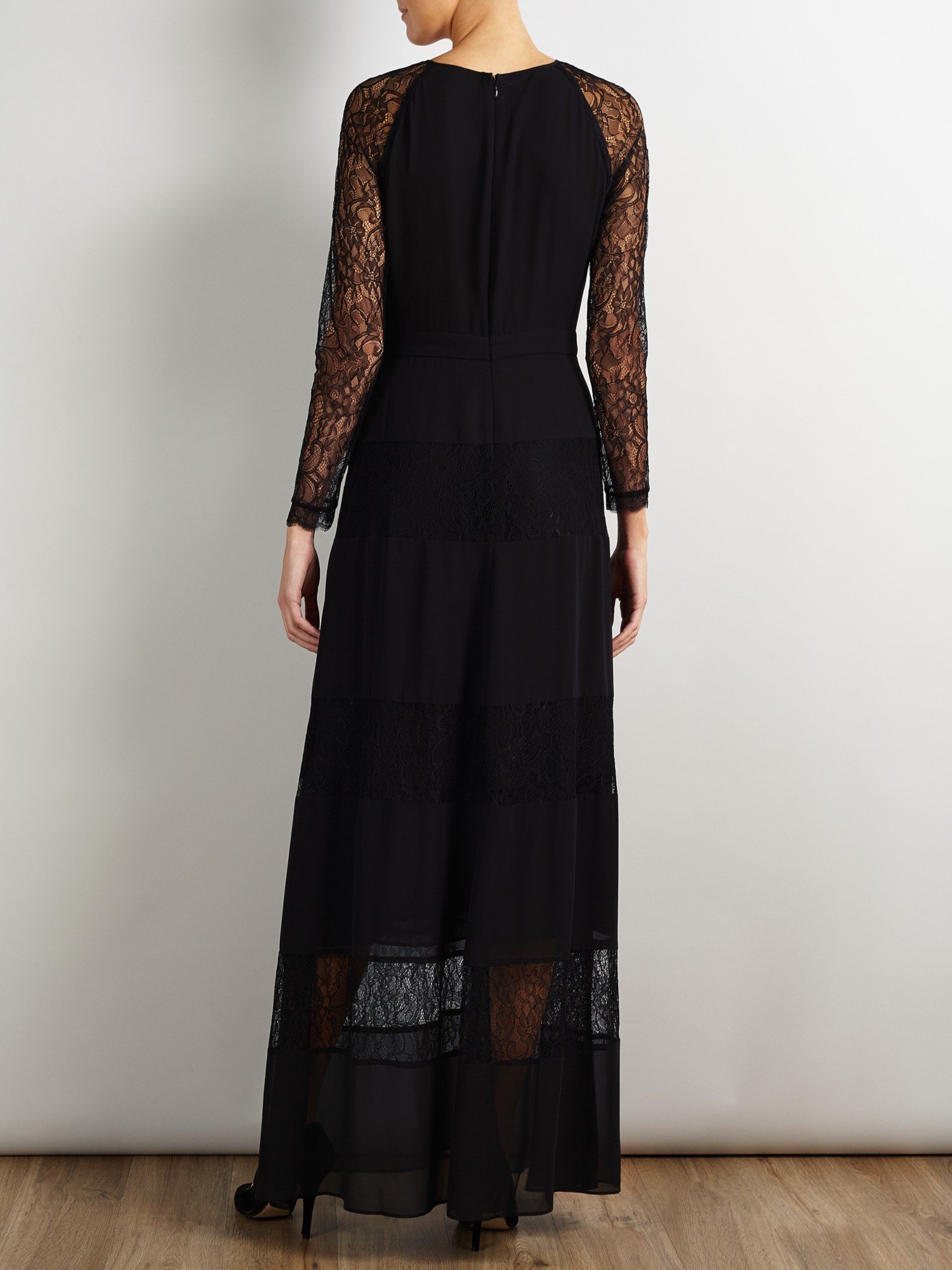 Somerset by alice temperley Lace Maxi Dress in Black | Lyst
