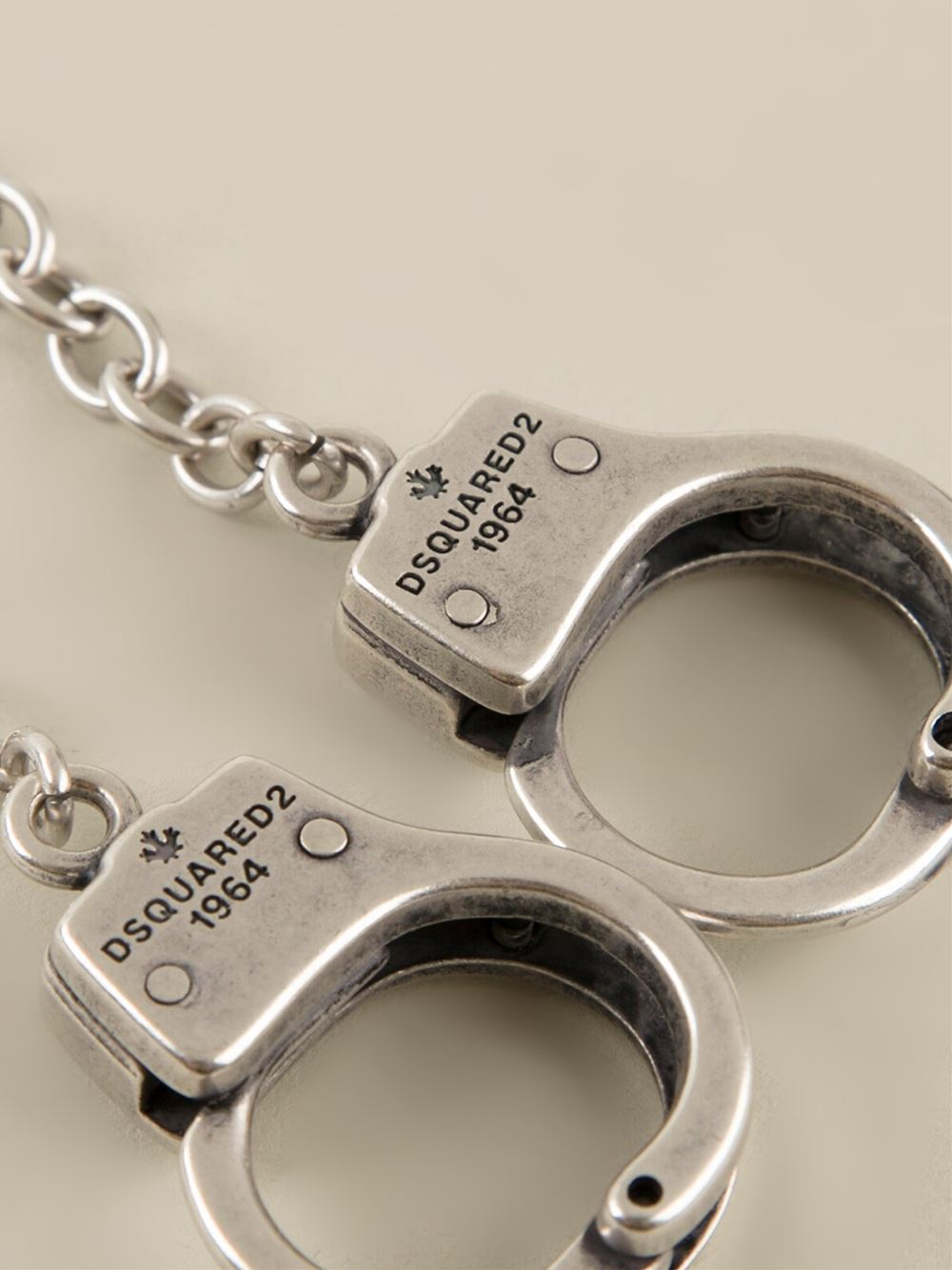 Lyst Dsquared² Handcuff Bracelet In Metallic For Men Gallery