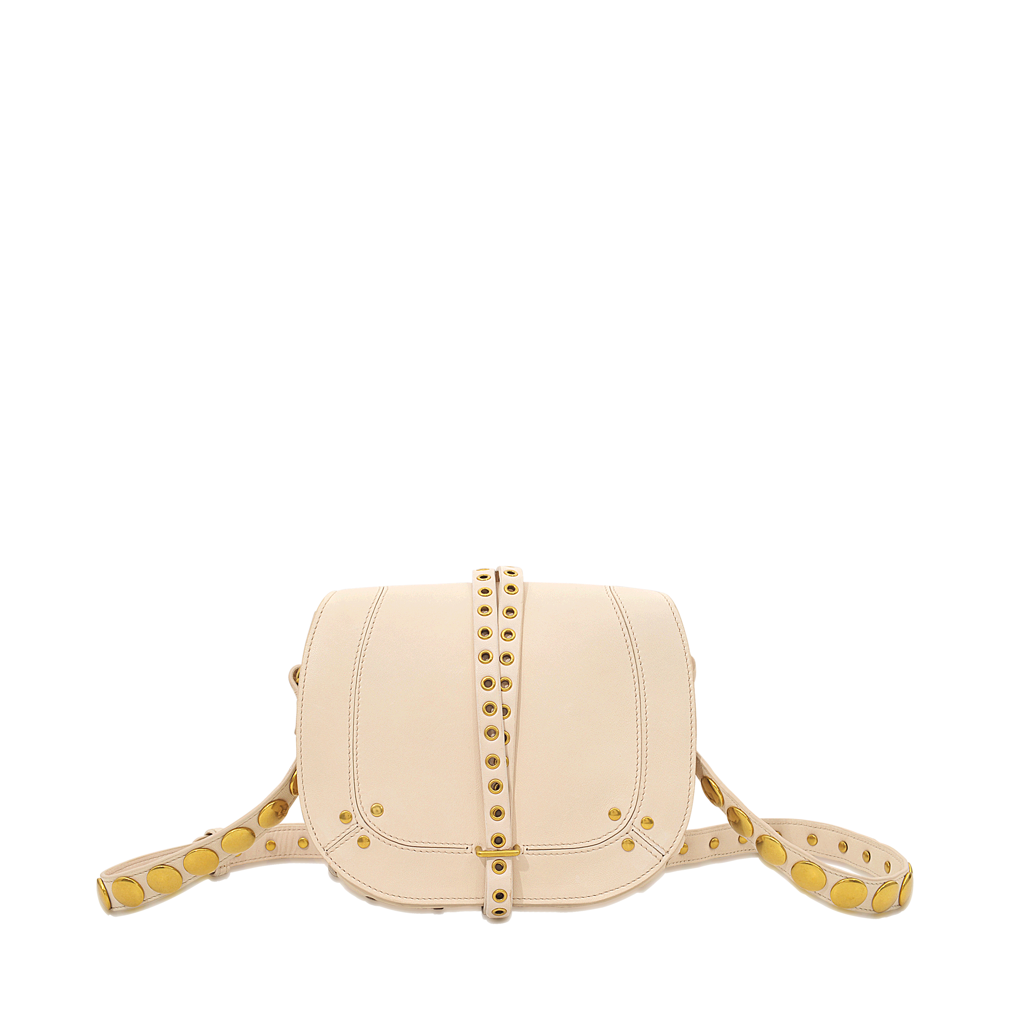 Lyst Jérôme Dreyfuss Victor Crossbody Bag In Lambskin White Gallery
