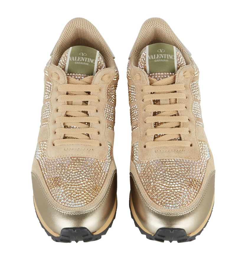 valentino gold trainers