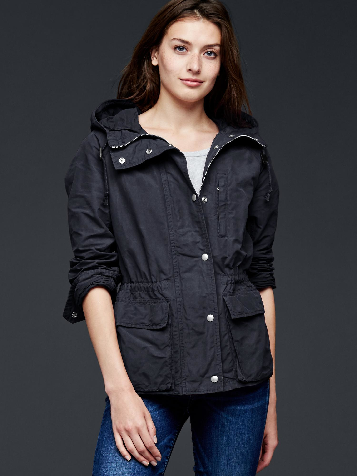 gap-nylon-utility-hooded-jacket-in-blue-deep-true-navy-lyst