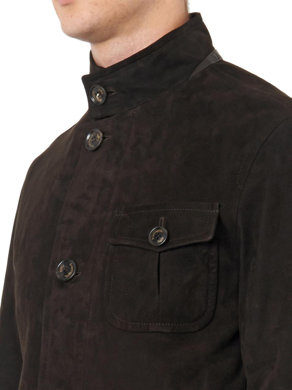Ermenegildo zegna suede jacket Clearance