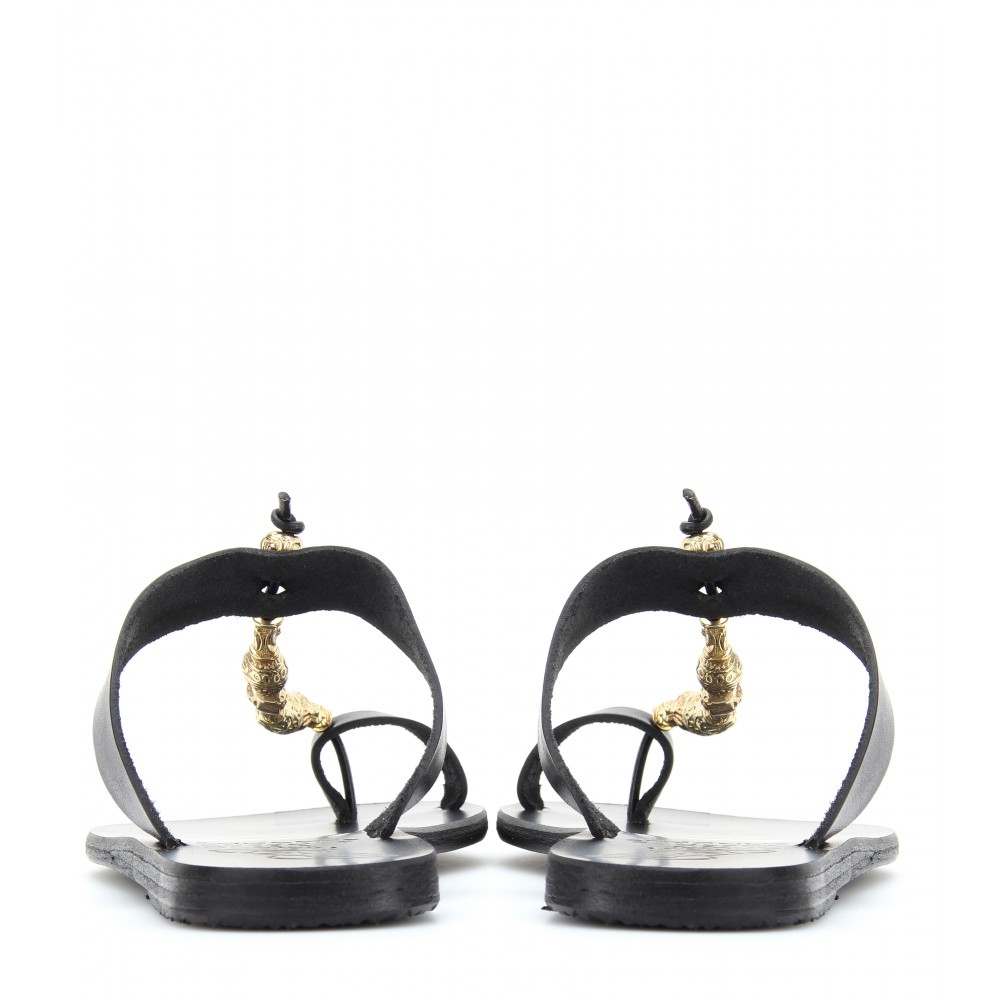 ancient greek sandals hydor leather thong sandals