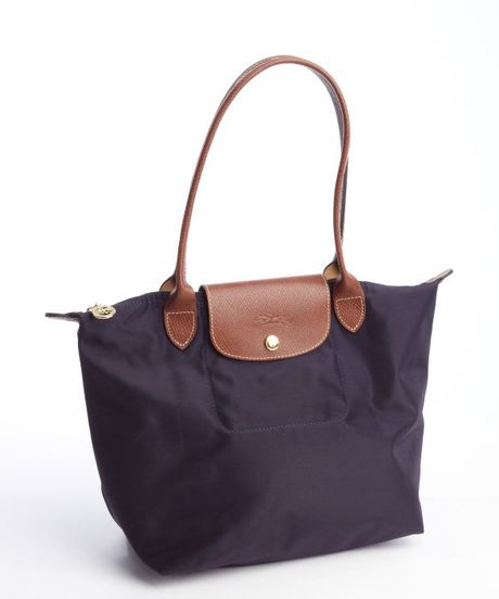 Longchamp Myrtille Nylon Le Pliage Small Shopper Tote in Blue | Lyst