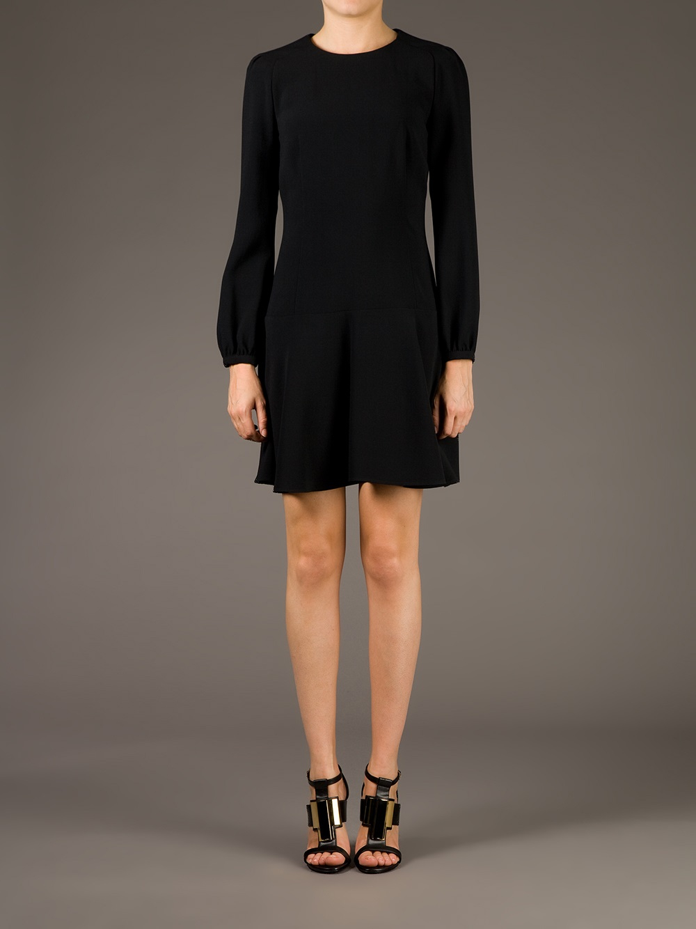 Pepe runa long sleeve drop waist dress for women dress