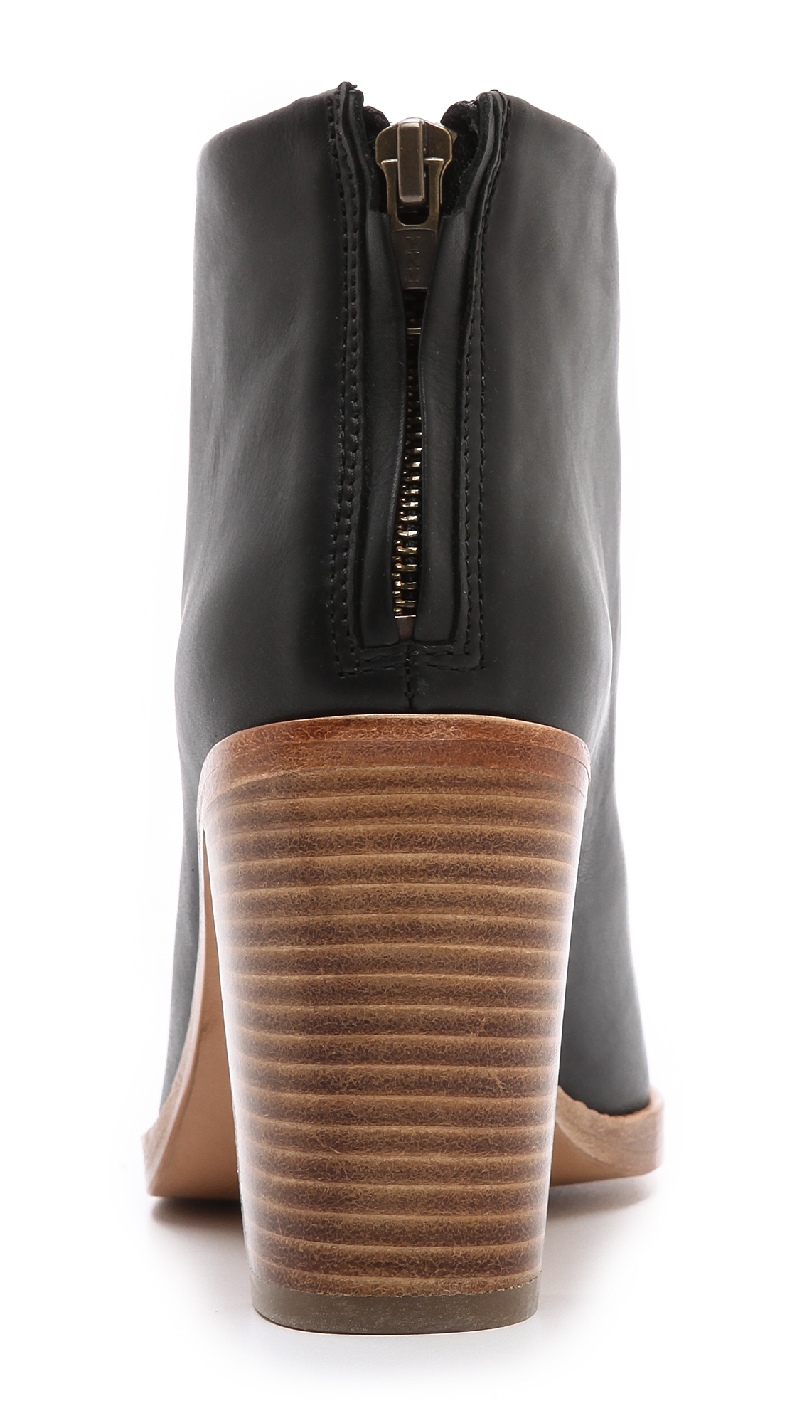 A.p.c. Zip Booties in Black Lyst