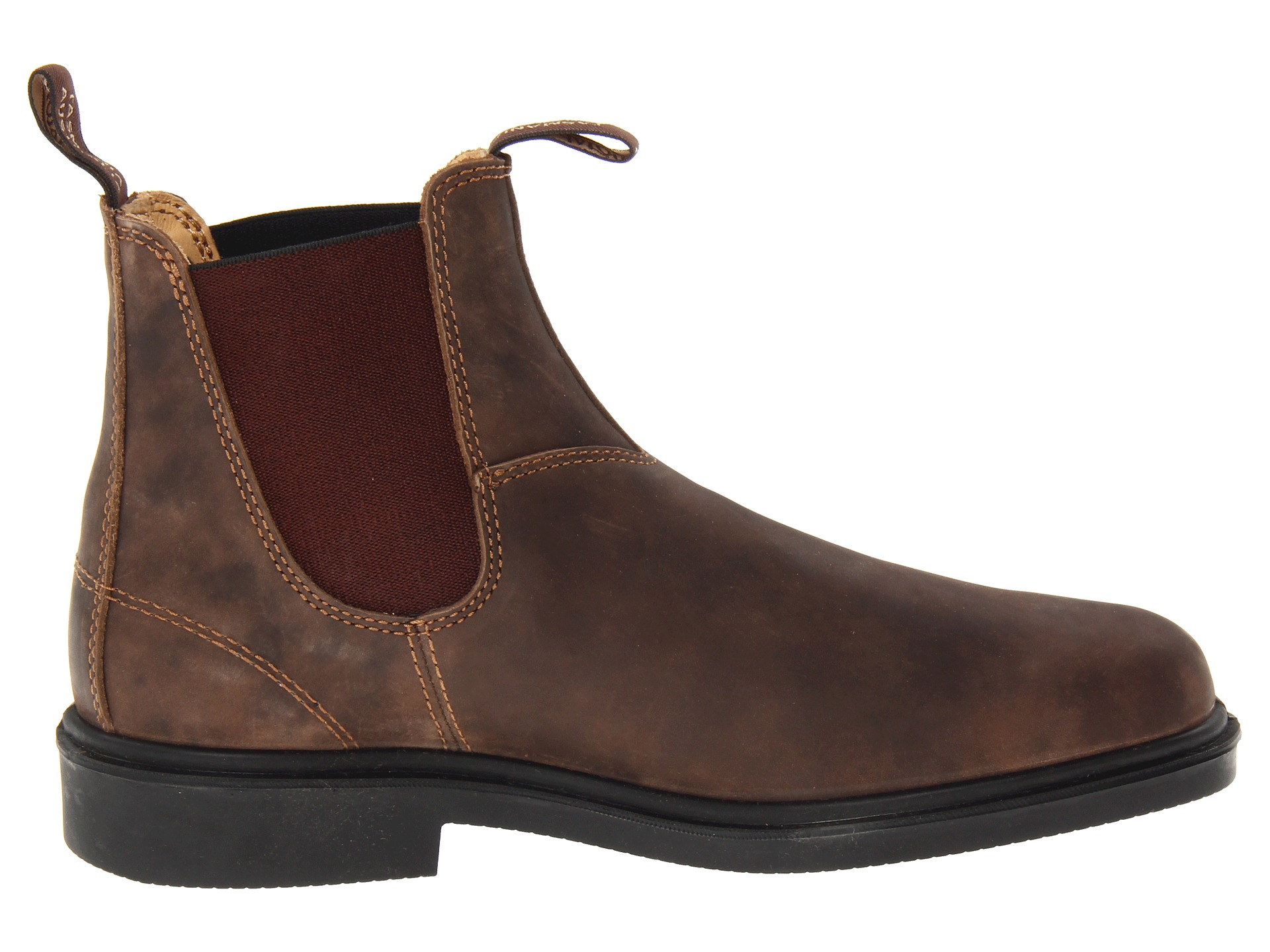 blundstone pebbled brown