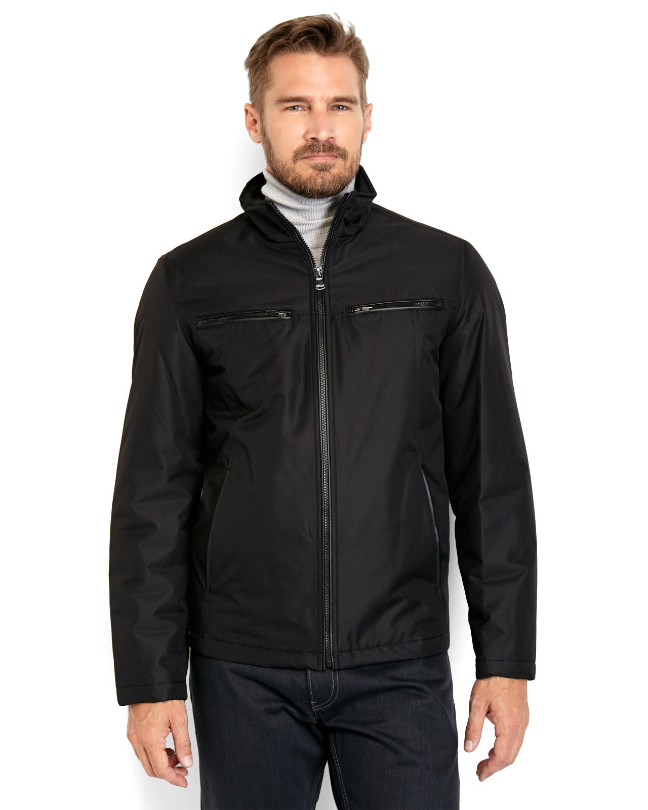 perry ellis black jacket