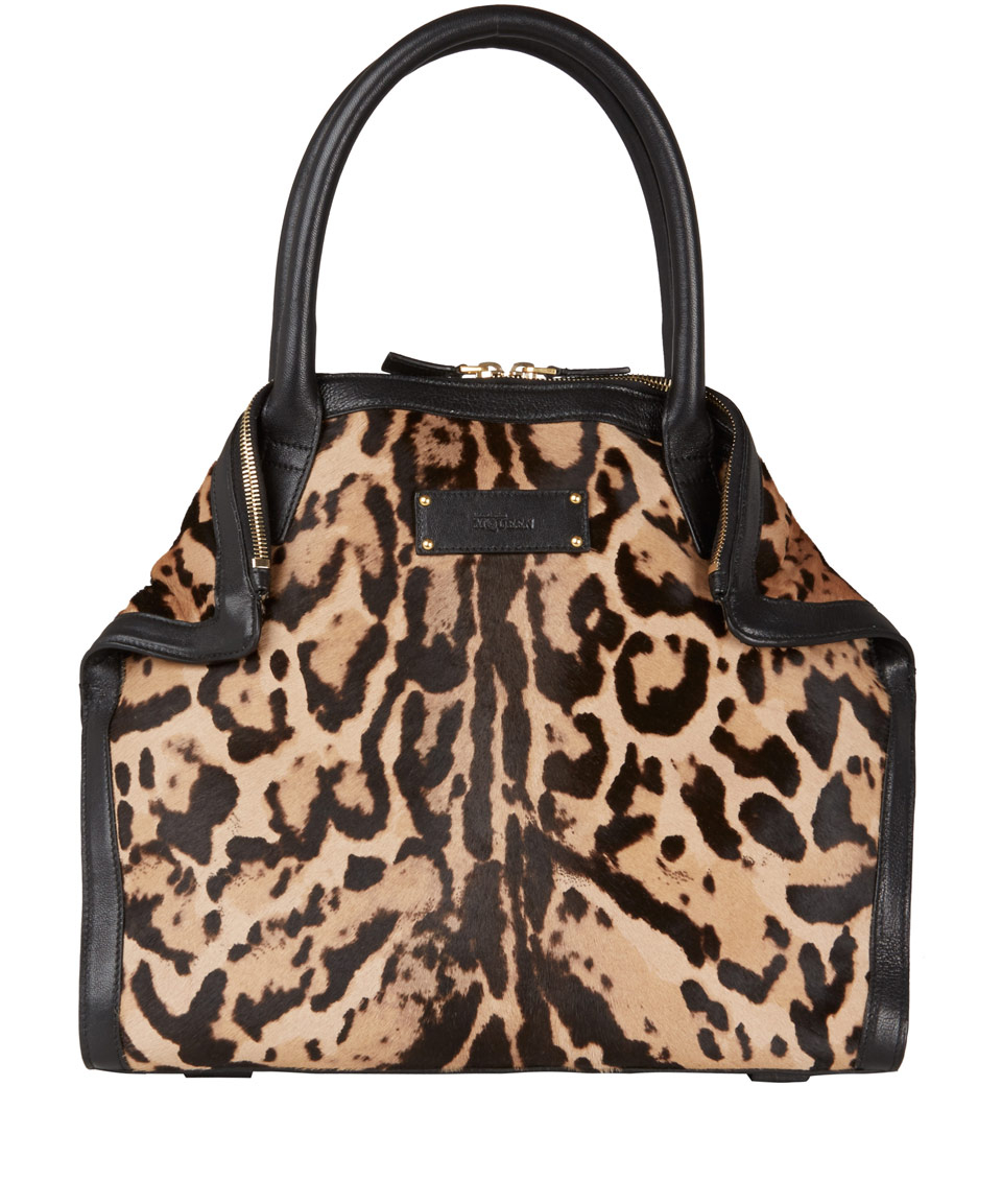 small leopard print bag