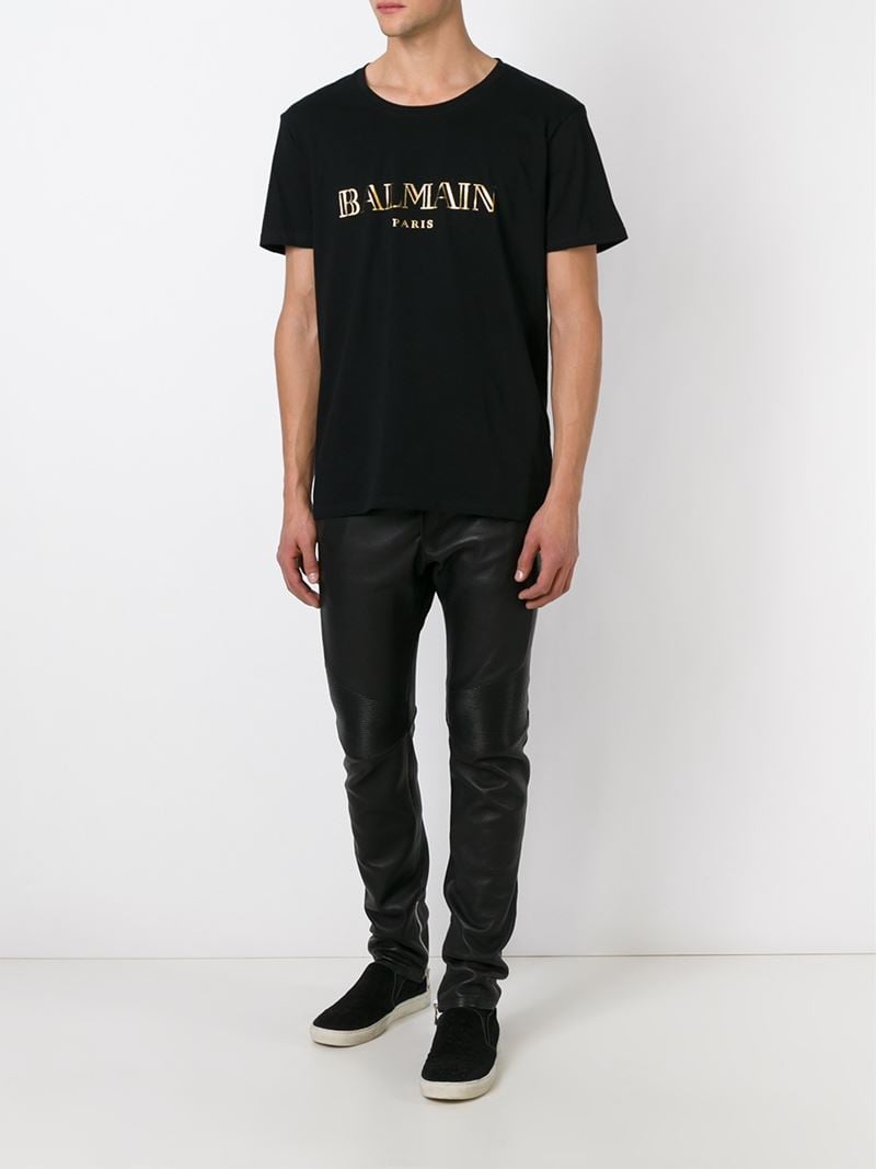 balmain tshirt black