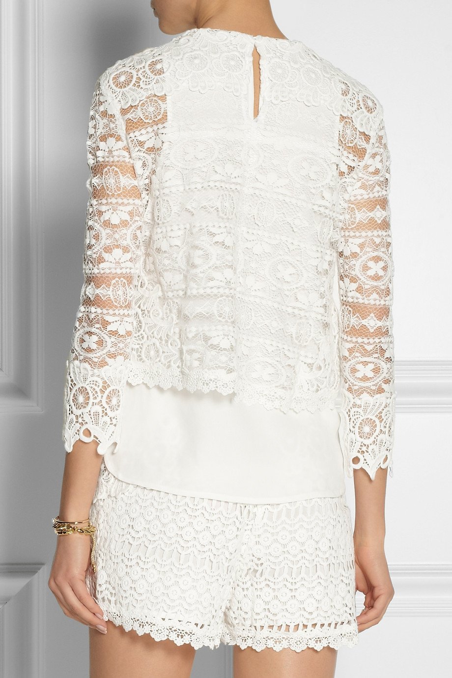 white broderie anglaise top uk