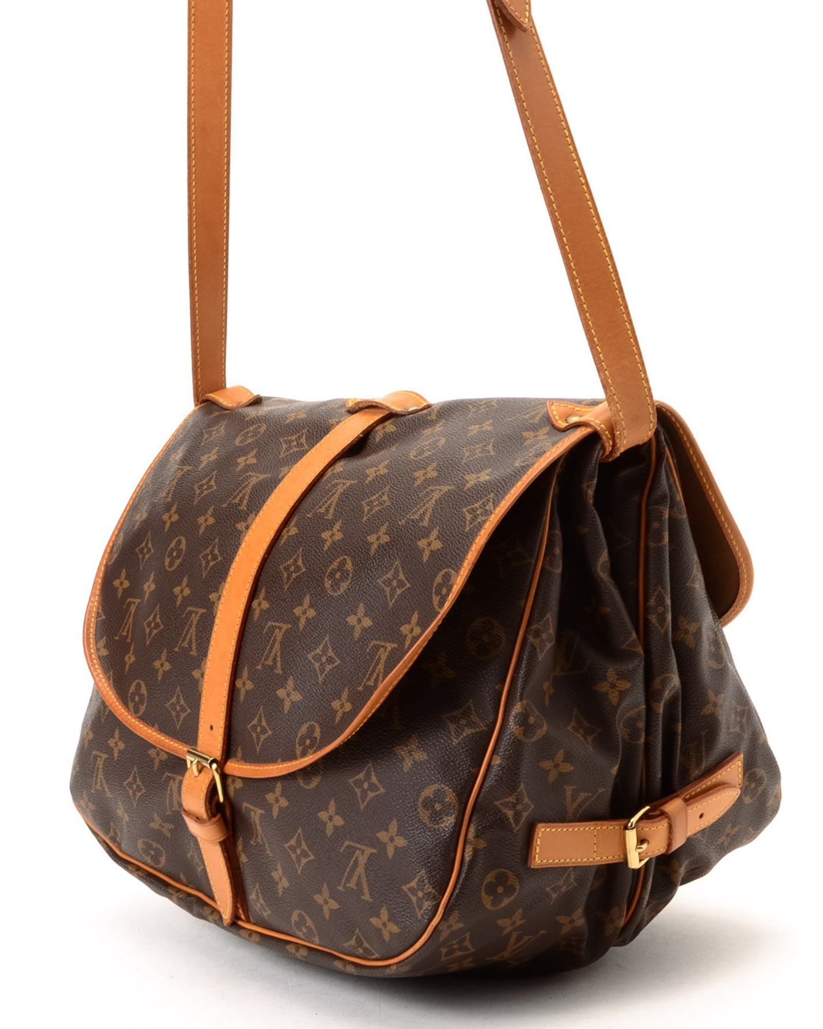 Lyst - Louis Vuitton Crossbody Bag - Vintage in Brown