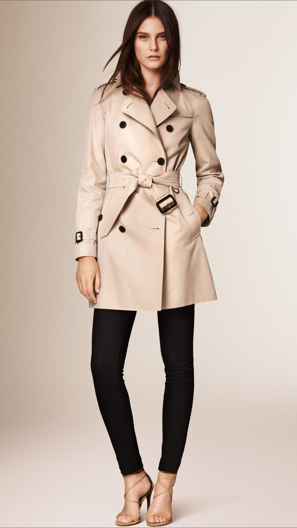 Lyst - Burberry The Westminster - Mid-length Heritage Trench Coat in ...
