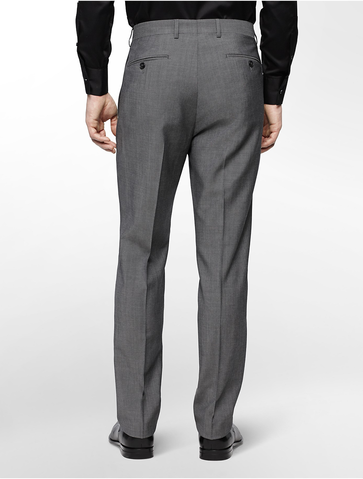 calvin klein grey suit pants