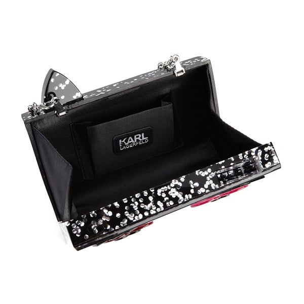 black minaudiere clutch