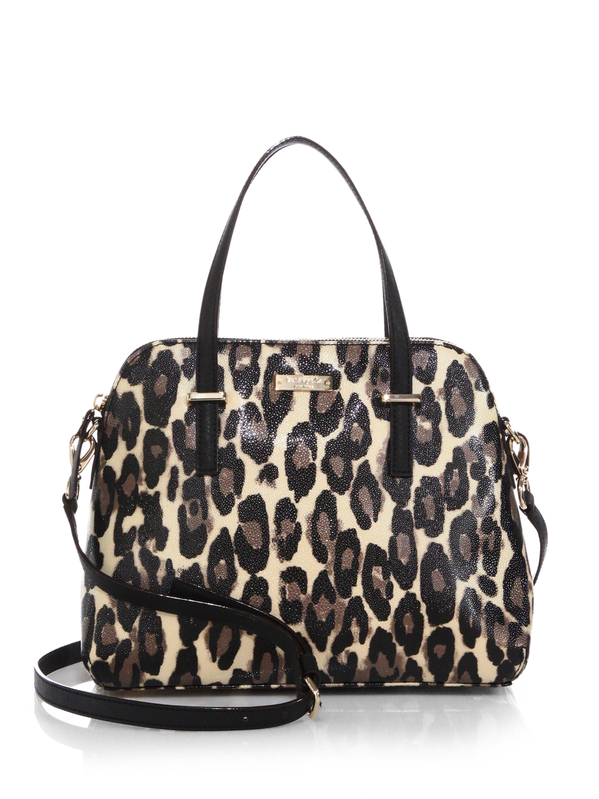 Kate spade Cedar Street Leopardprint Maise Satchel in Animal (LEOPARD