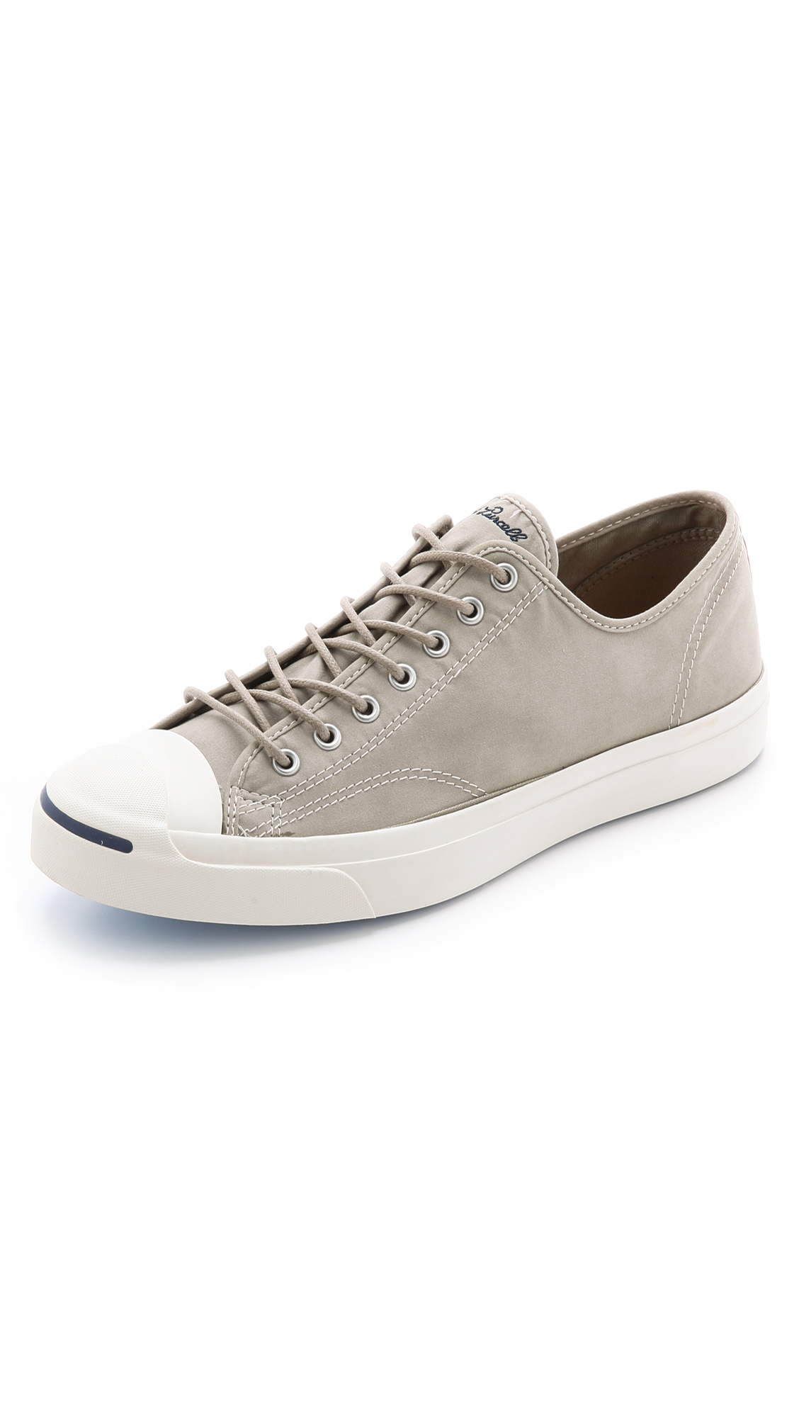 Converse Jack Purcell Twill Sneakers in Gray for Men | Lyst