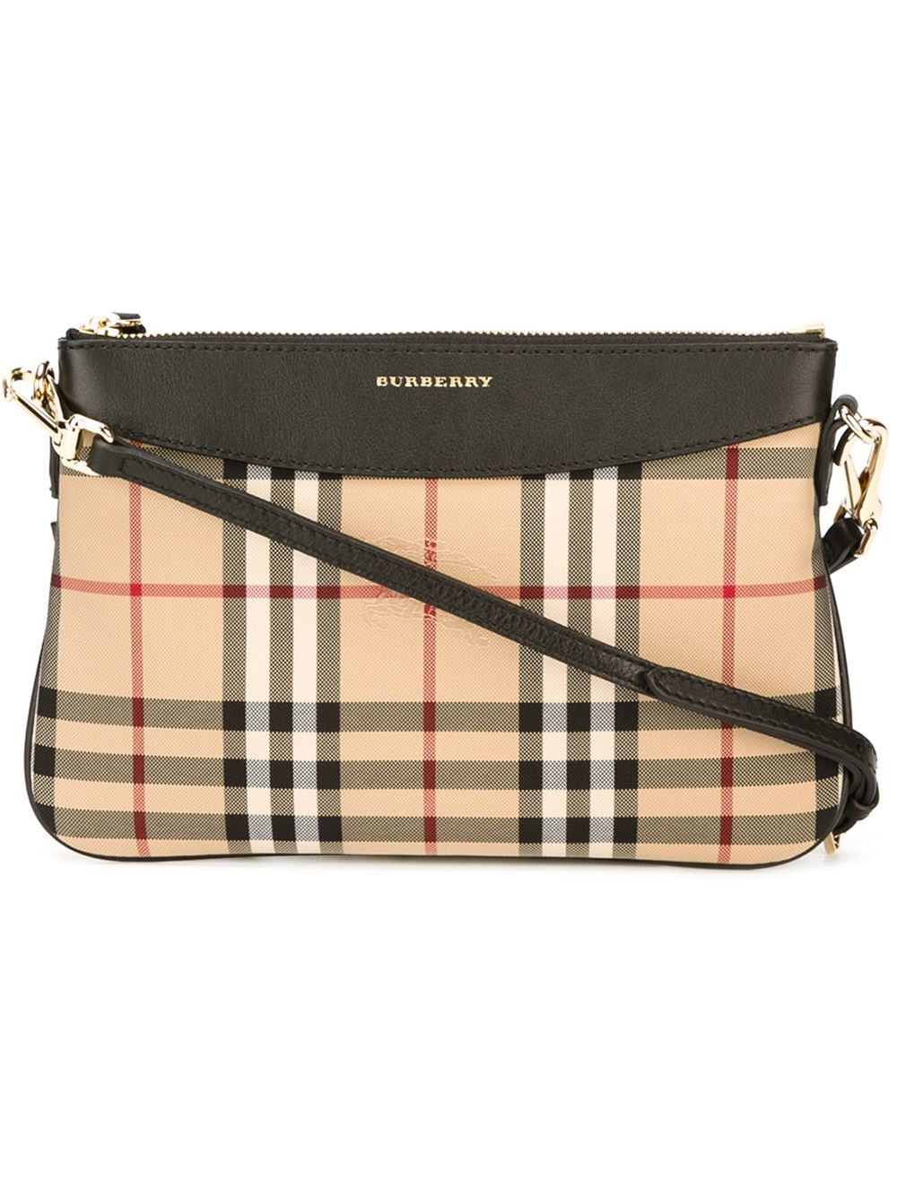 Burberry Horseferry Check Crossbody Bag in Beige (NUDE & NEUTRALS) | Lyst