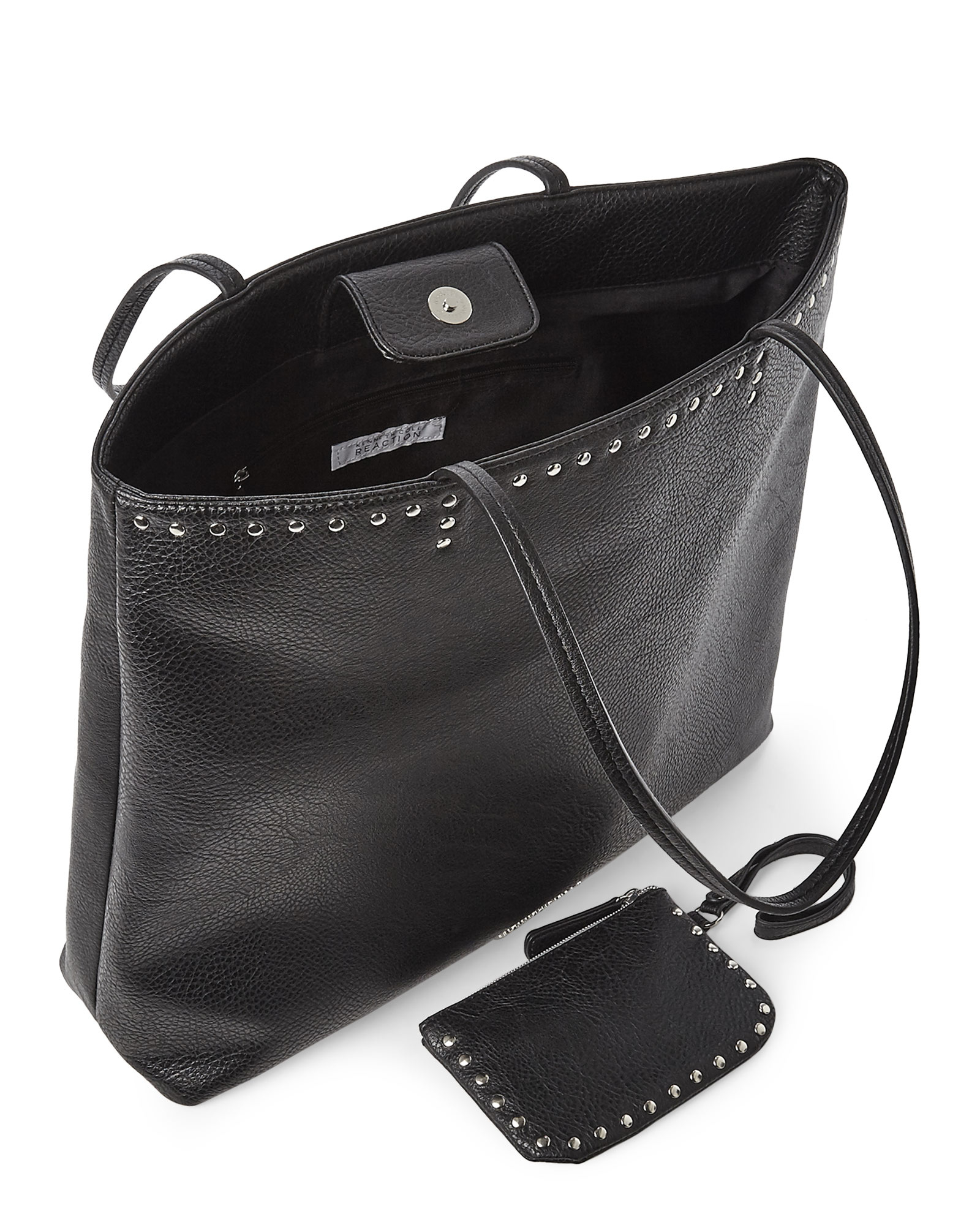 Lyst Kenneth Cole Reaction Black Zoom Tote In Gallery