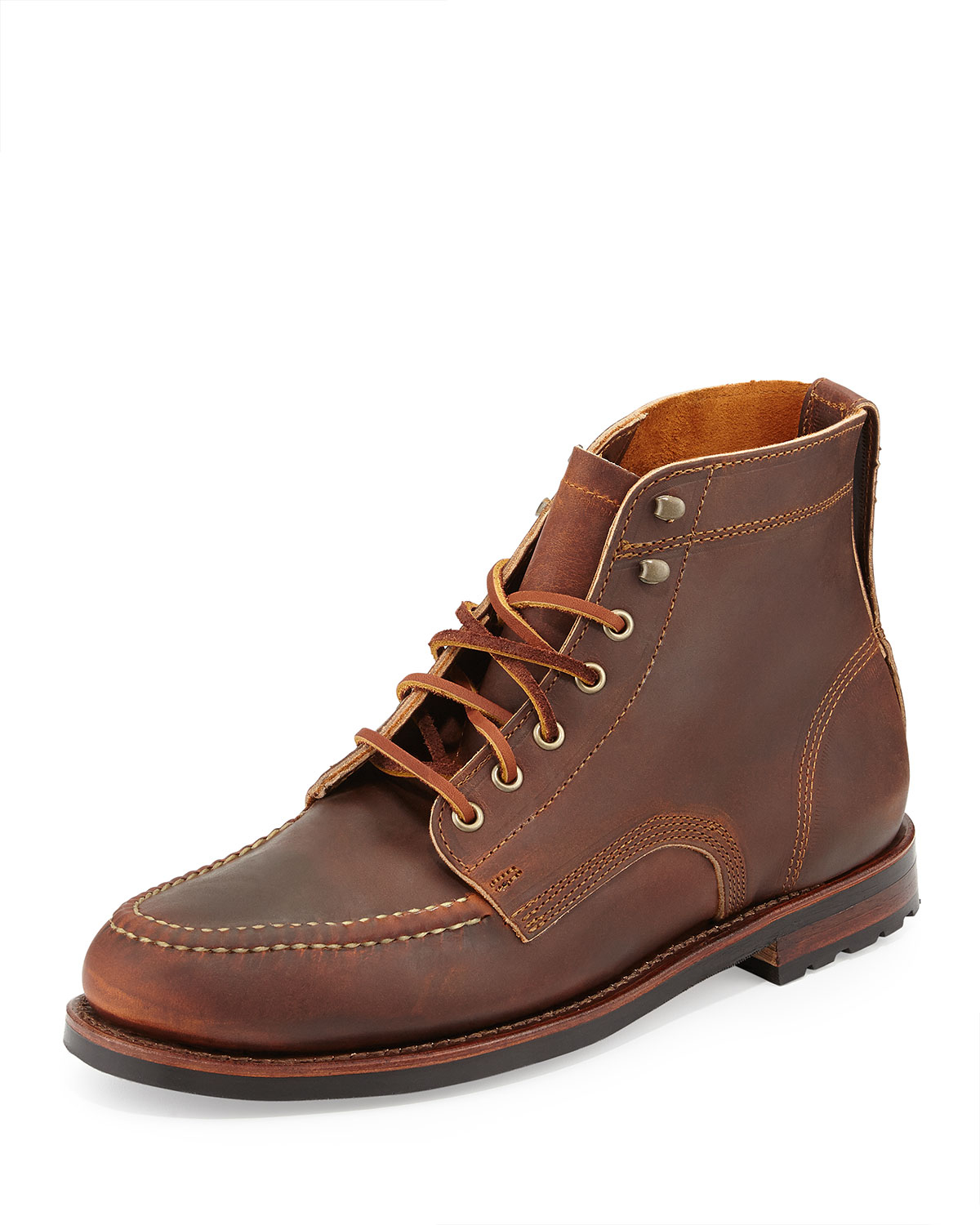 Eastland Sawyer Usa Leather Boots in Brown for Men | Lyst