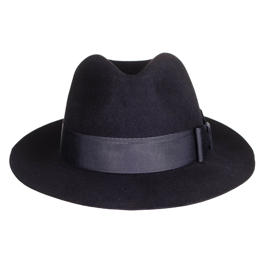 Lyst Black.Co.Uk Kensington Black Fur Felt Fedora in Black