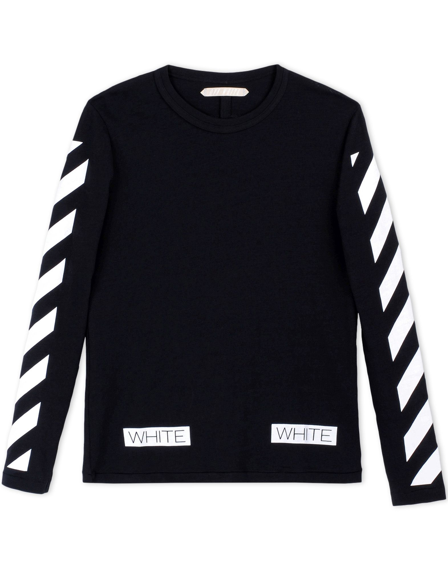 Off-white c/o virgil abloh Long Sleeve T-shirt in Black | Lyst