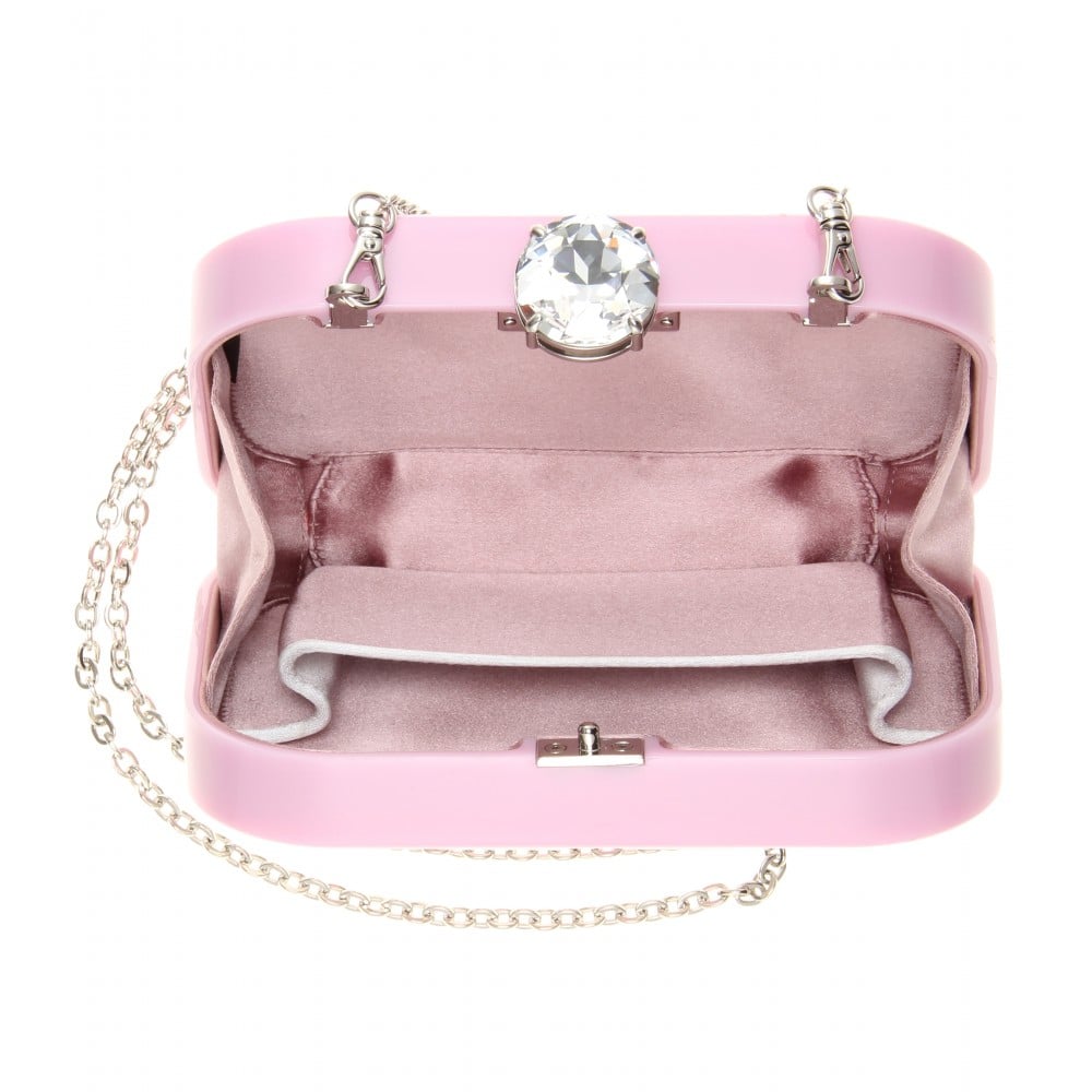 miu miu pink clutch