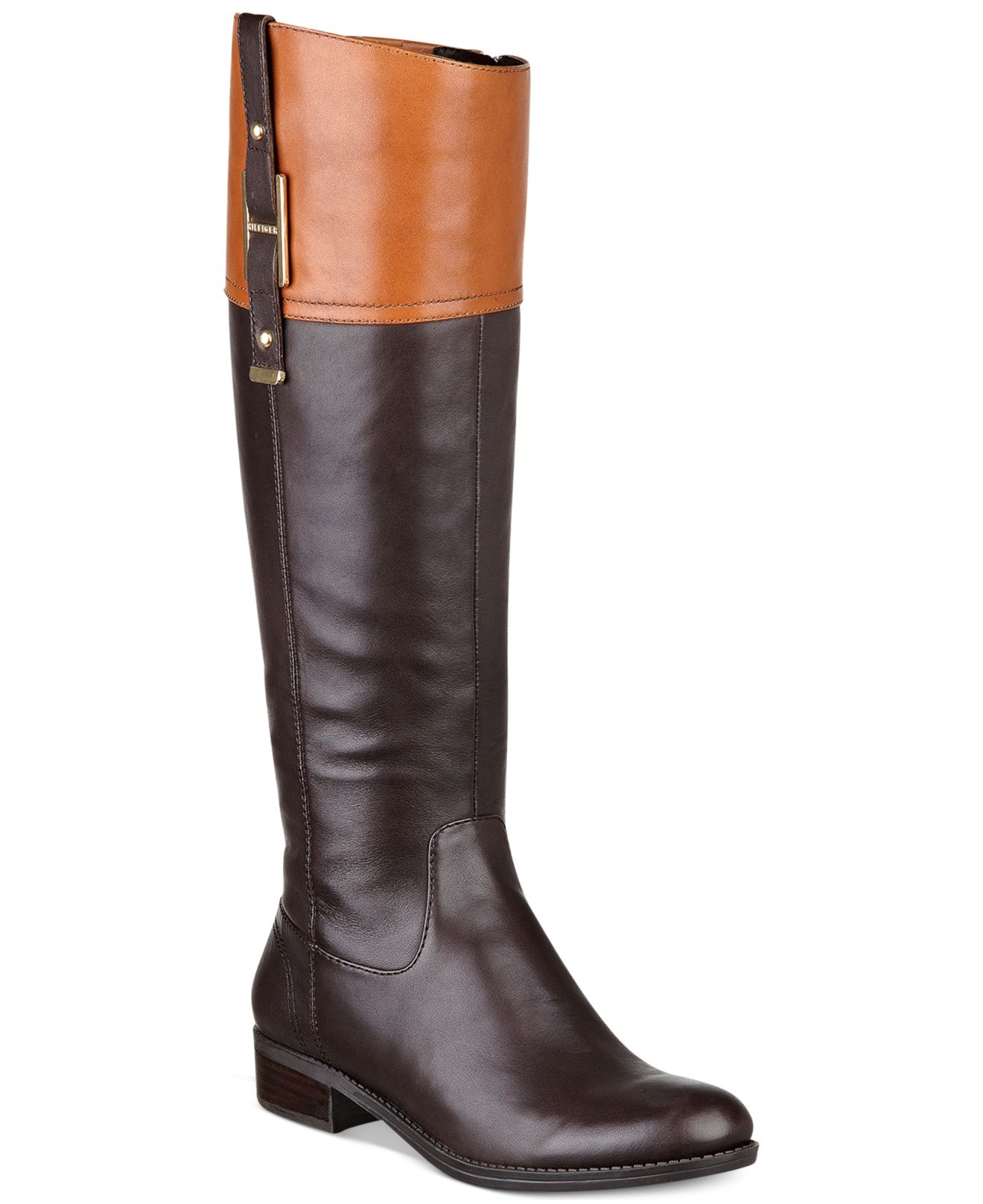 Lyst - Tommy Hilfiger Women'S Gibsy Wide Calf Riding Boots in Brown