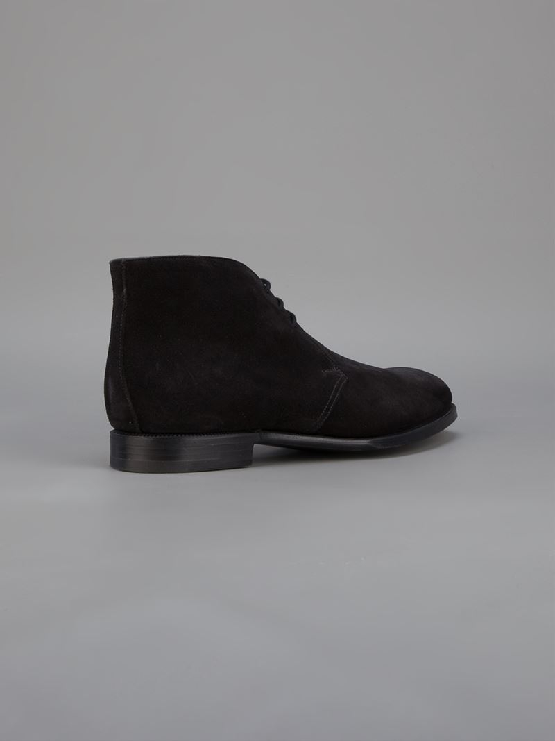 Crockett and jones 'Camberley' Chukka Boot in Black for Men Lyst
