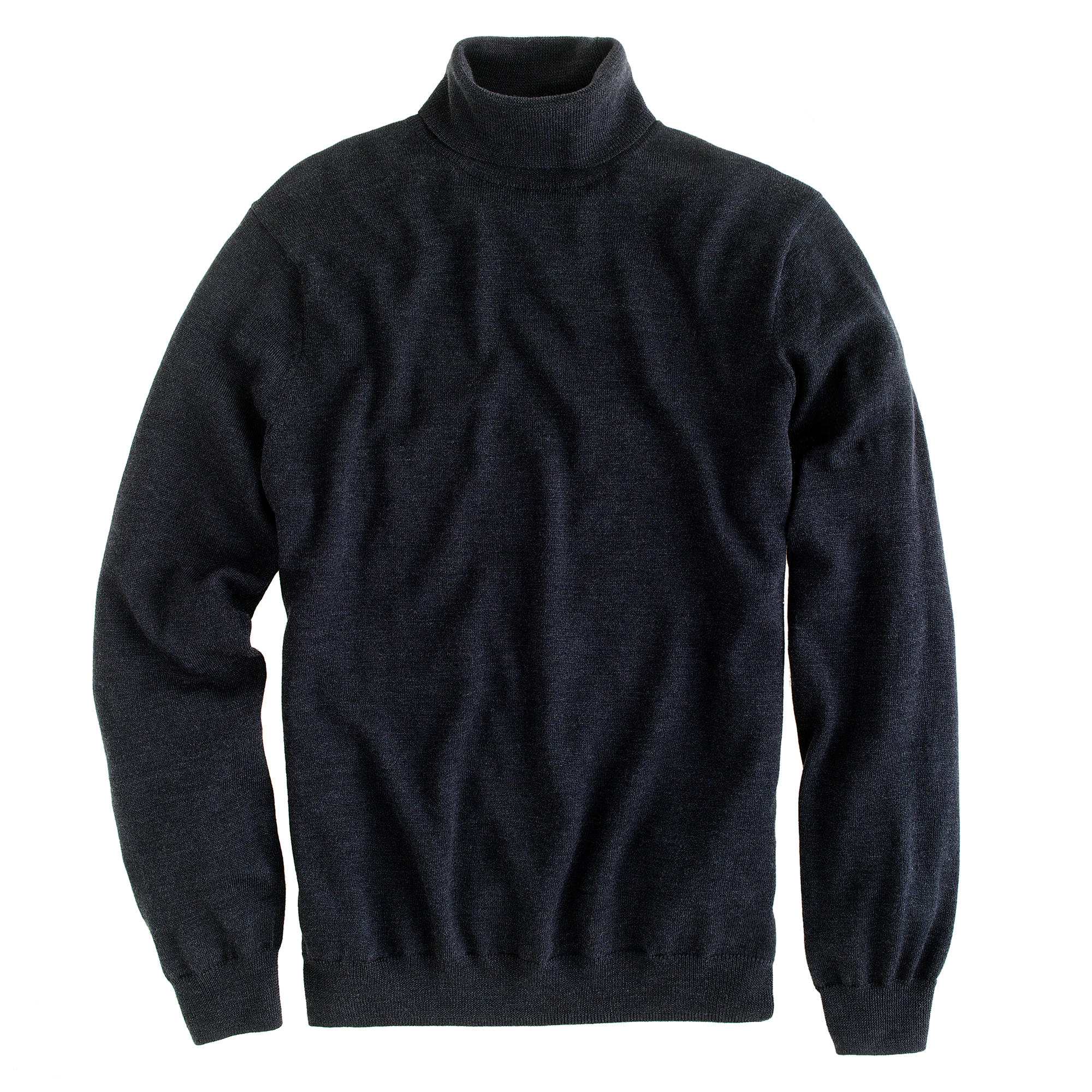 J.crew Merino Wool Turtleneck Sweater in Black for Men | Lyst
