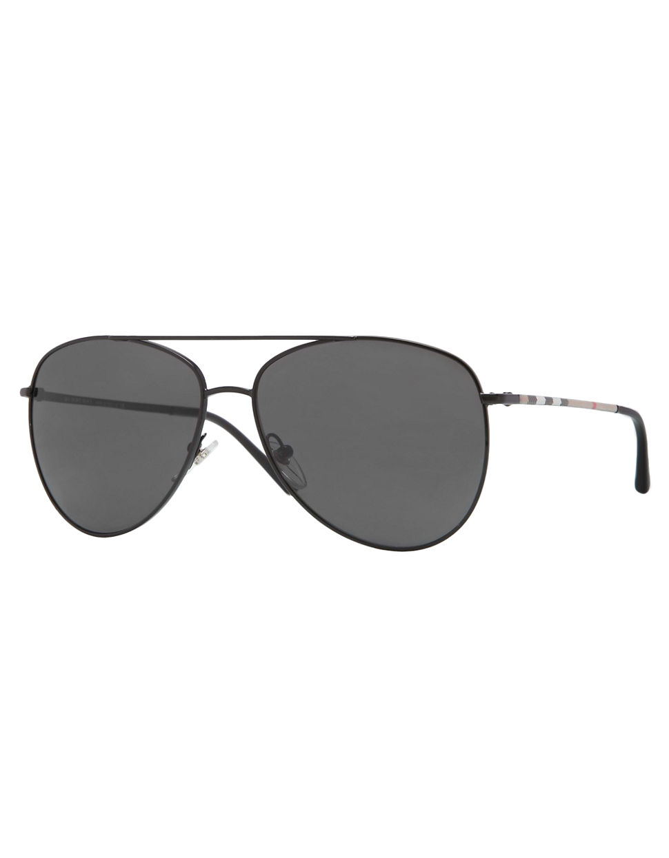 Burberry Aviator Sunglasses In Black 
