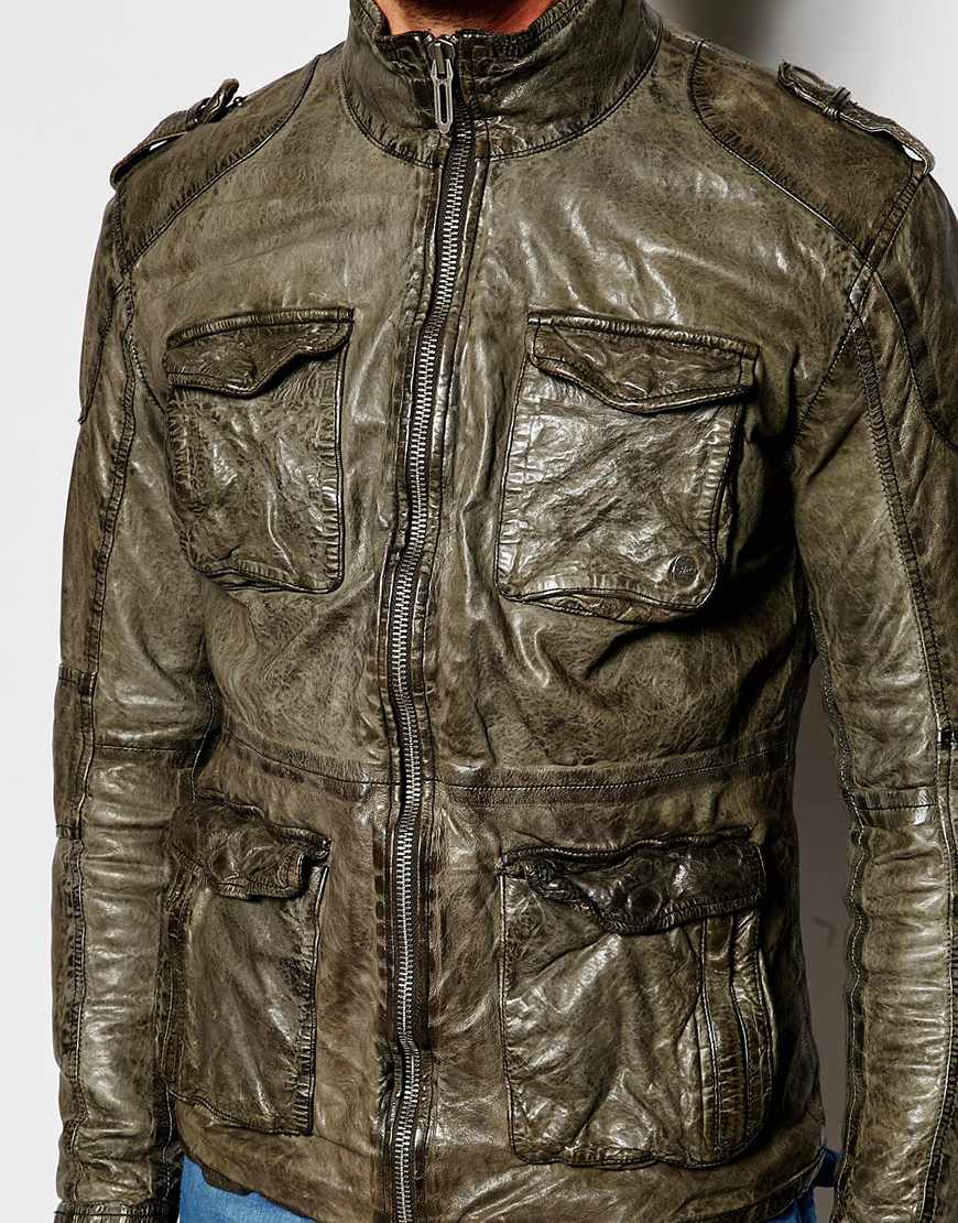 Lyst - Pepe Jeans Pepe Heritage Leather Jacket Fortman ... (870 x 1110 Pixel)