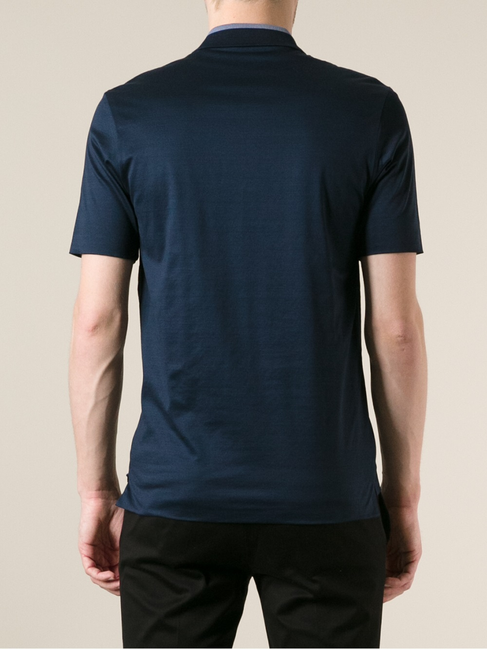 Balenciaga Reversible Polo Shirt in Blue for Men - Lyst